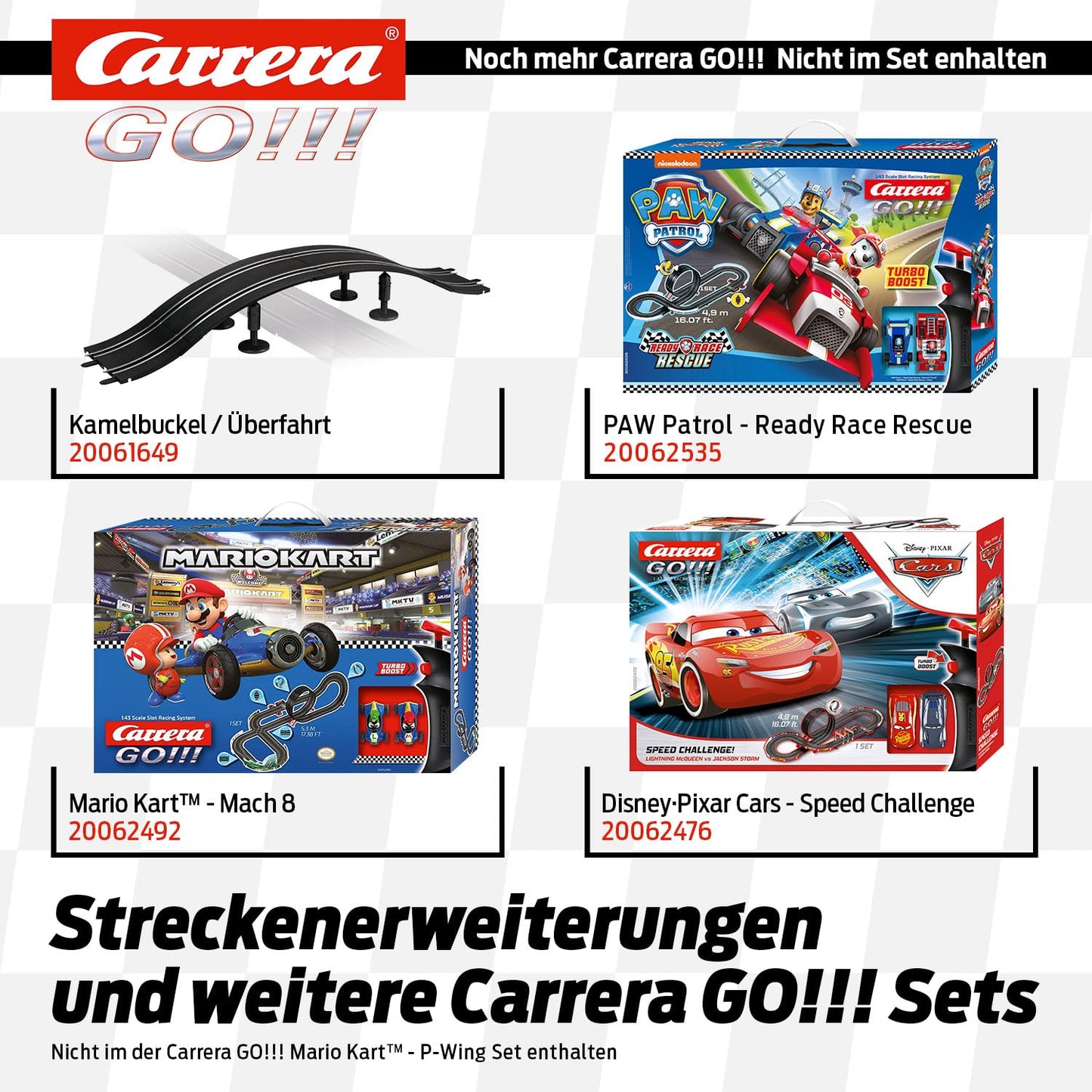 Carrera - 20062492 - Carrera 20062492 Nintendo Mario Kart 8, Mehrfarbig, 58 x 10 x 40 cm