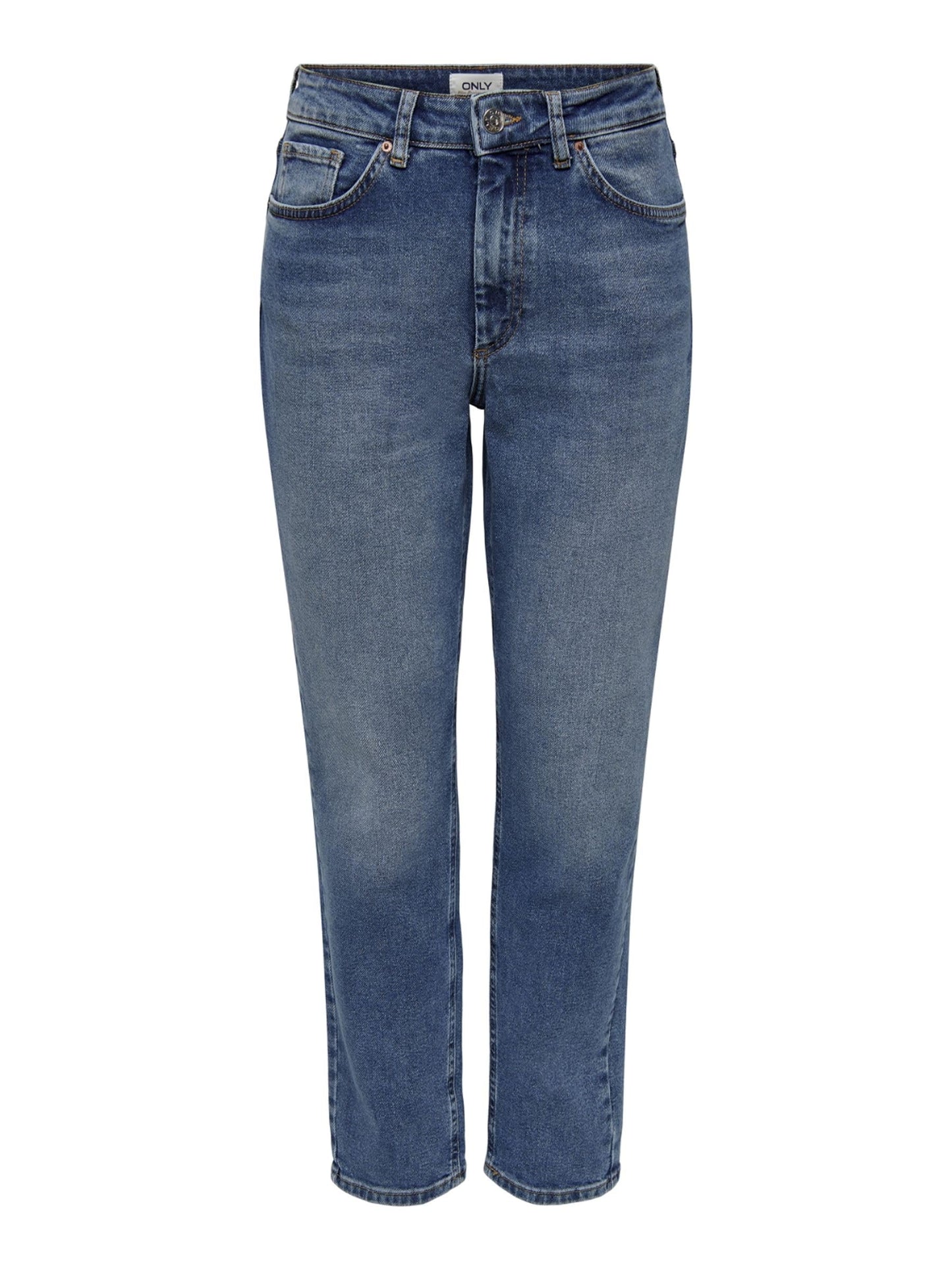 Women’s ONLVENEDA Mom Jeans – High Waist Ankle-Length Denim