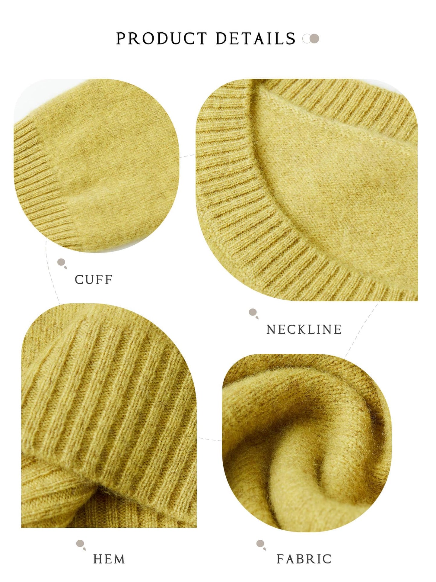 Chanyarn Women’s 100% Merino Wool Crewneck Sweater
