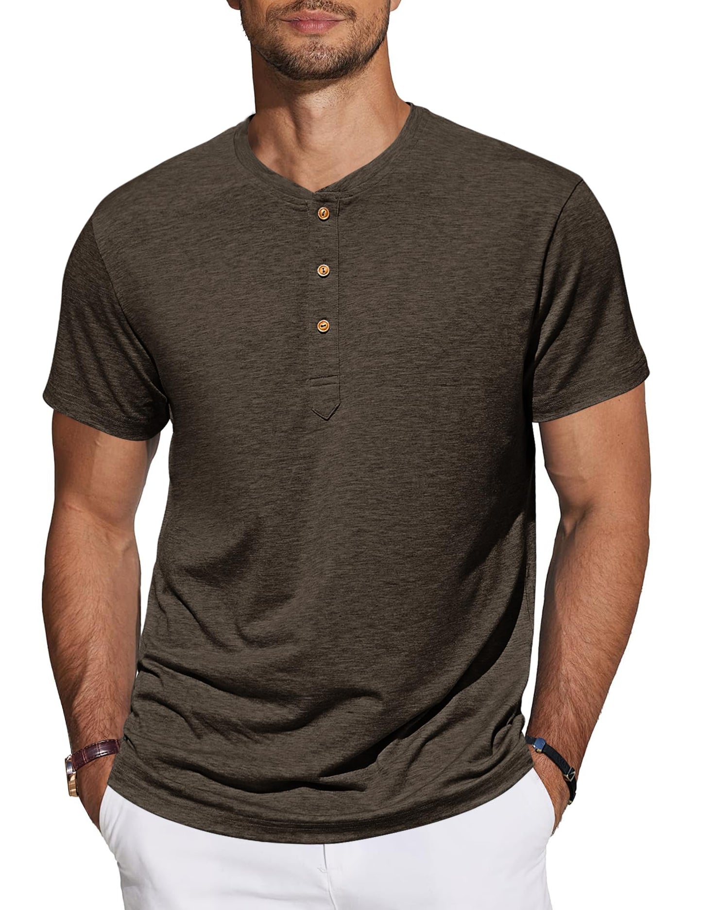TARAINYA Men's Henley T-Shirt