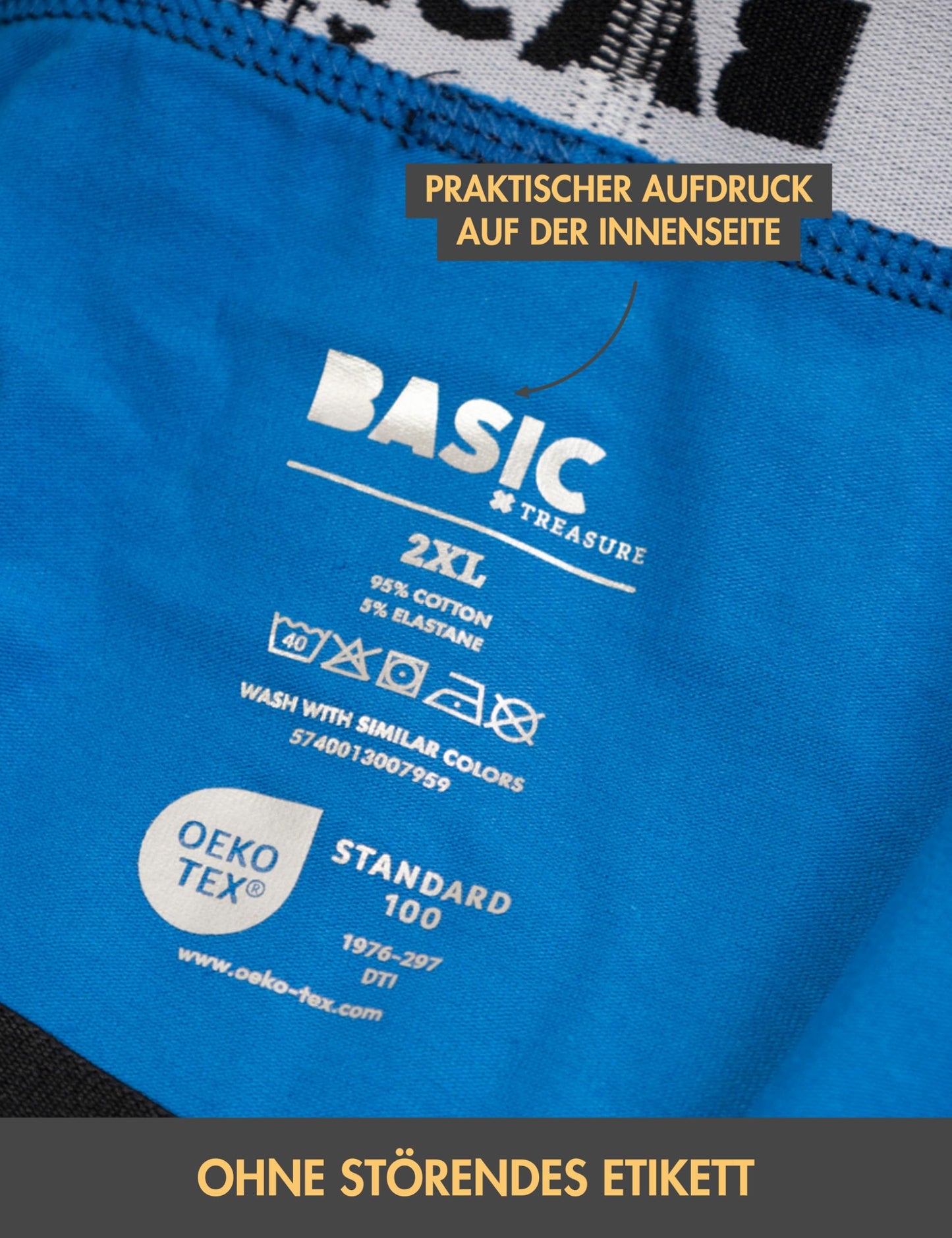 Basic Treasure 8/9-Pack Men’s Boxer Shorts