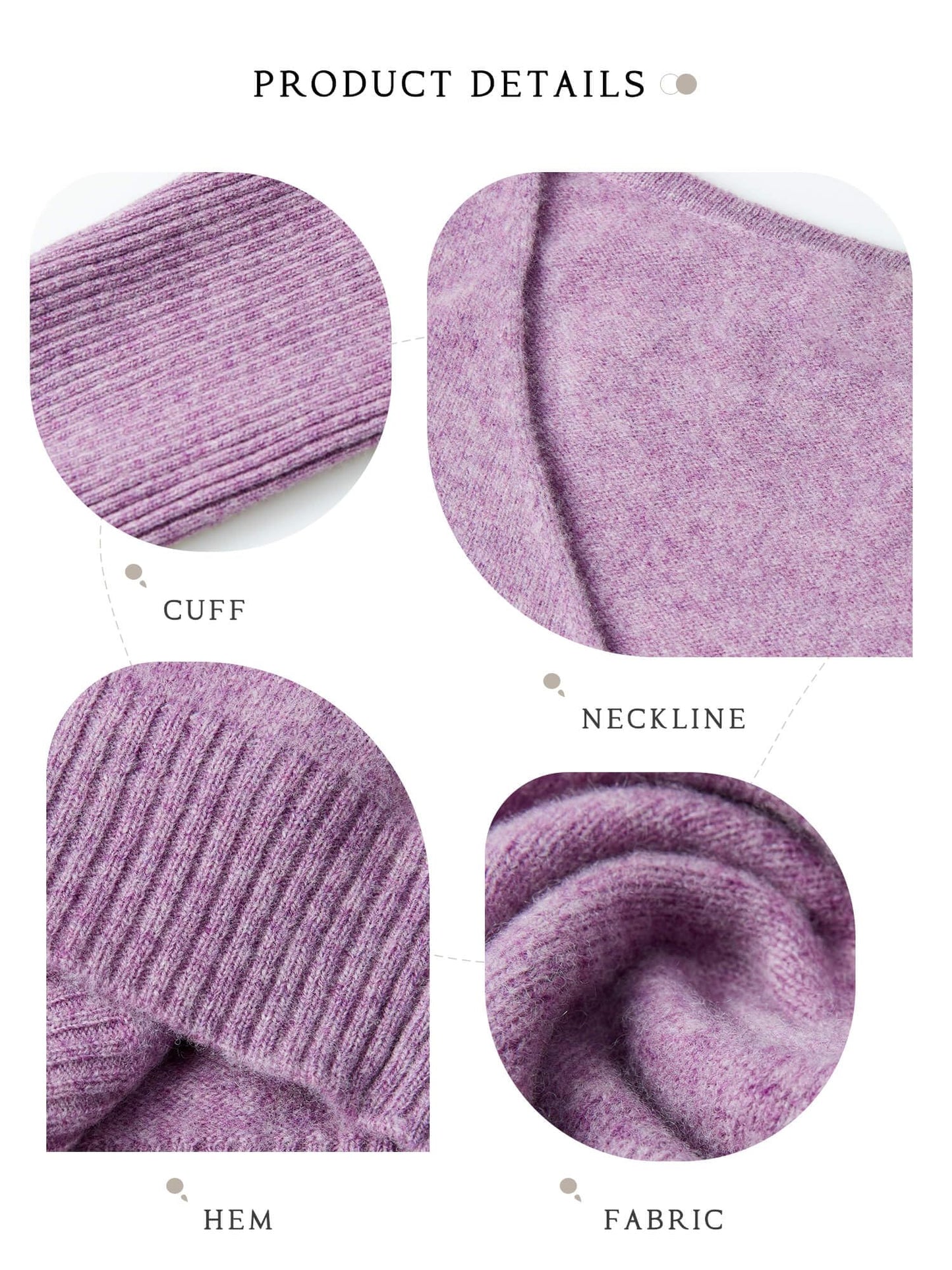 Chanyarn Women’s 100% Merino Wool Sweater – Soft V-Neck Oversized Pullover