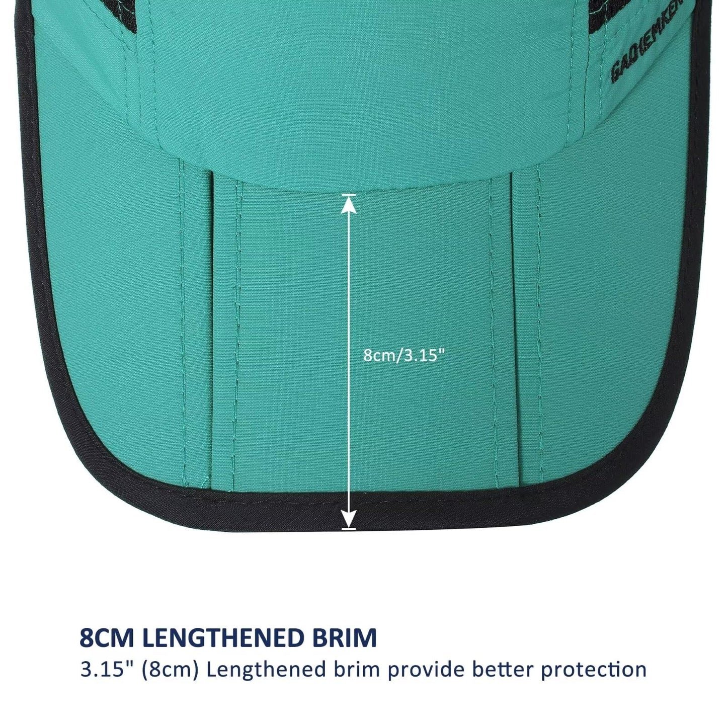 GADIEMKENSD Folding Outdoor Hat UPF 50+ Sun Protection Mesh Sport Hat