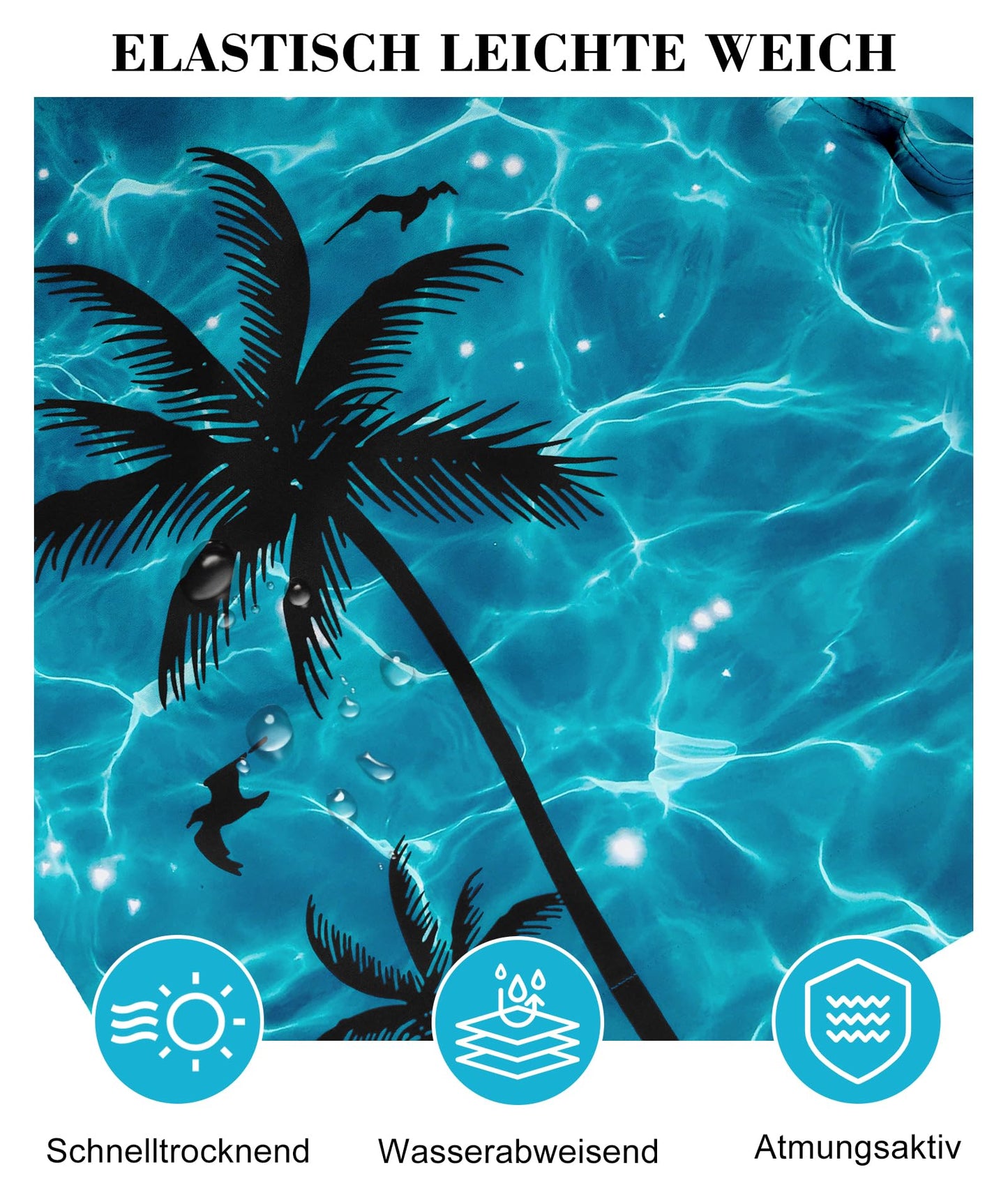 MARZXIN Men’s Quick-Dry Swim Shorts