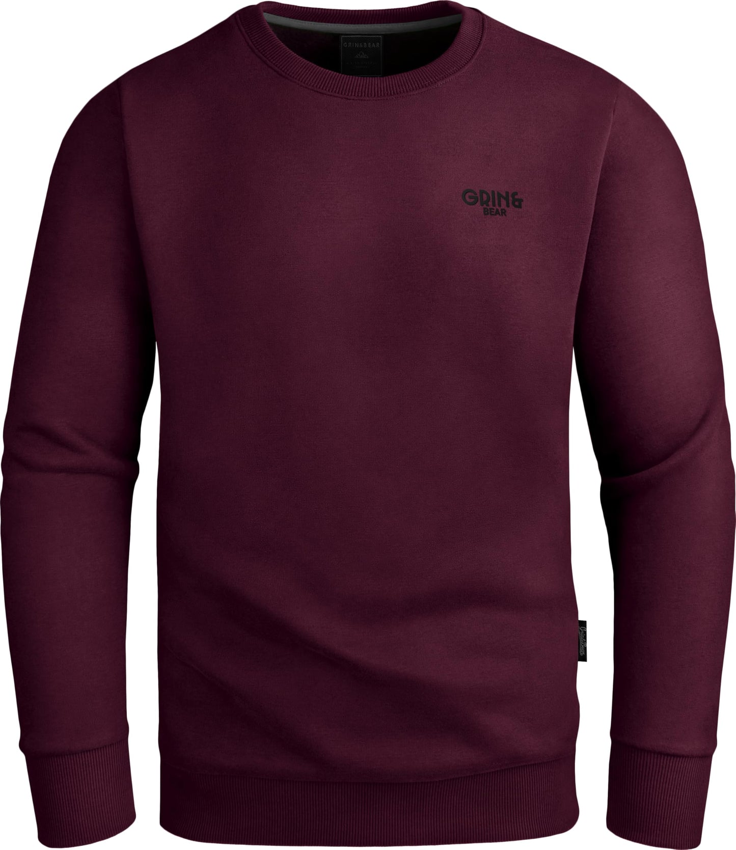 Grin&Bear Premium Men’s Sweater Sweatshirt – Long Sleeve Pullover