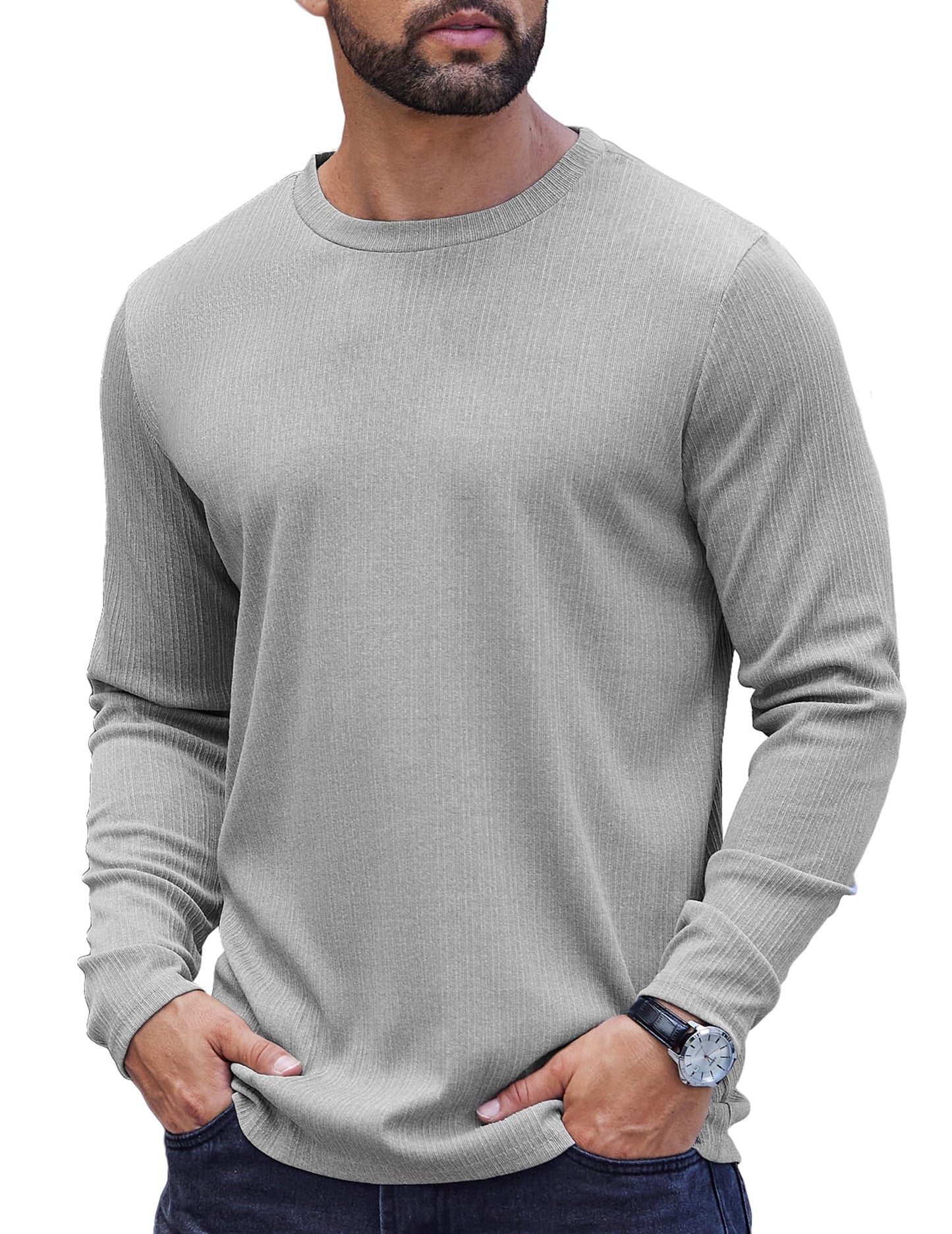 COOFANDY Men’s Long Sleeve T-Shirt