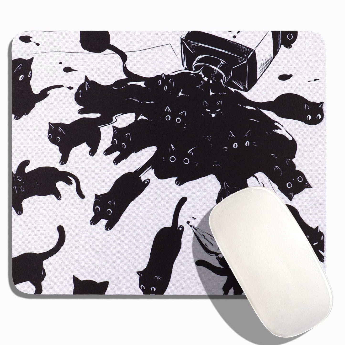 AOKSUNOVA Mauspad Office Mauspad Klein Niedliches Design 24 x 20 x 0,3 cm Mousepad mit Motiv (MF-174)