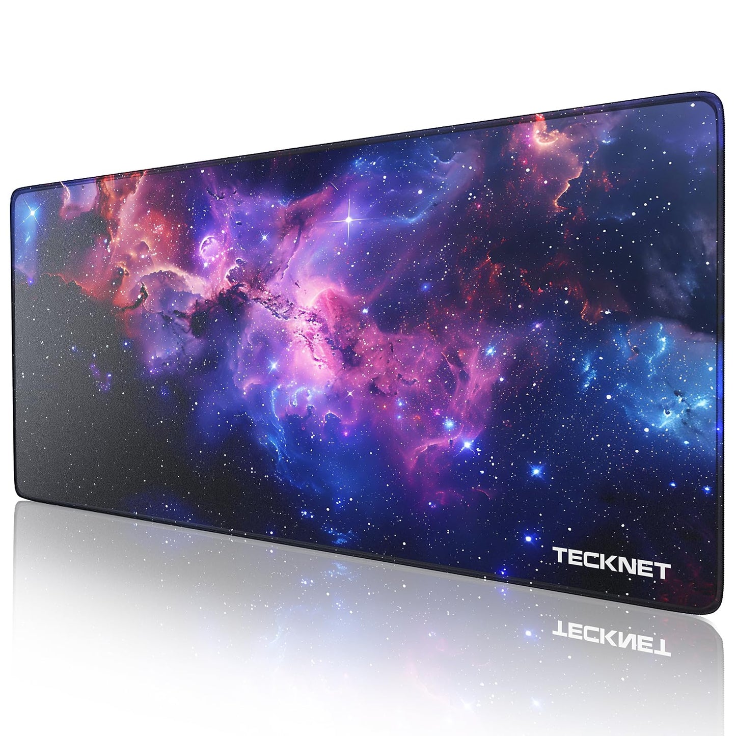 TECKNET Mauspad XXL Speed Gaming, 900x400 mm Schreibtischunterlage Schwarz, Gamer Mouse Pad, Wasserdicht mousepad, Spezielle Oberfläche Verbessert Präzision und Geschwindigkeit, rutschfeste Gummibasis