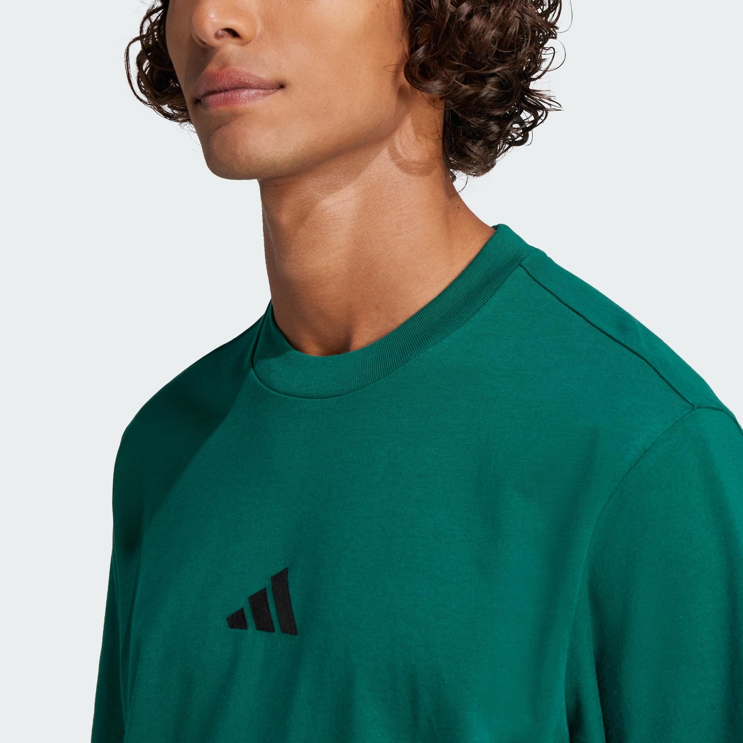adidas Men's Essentials Small Logo Single T-Shirt