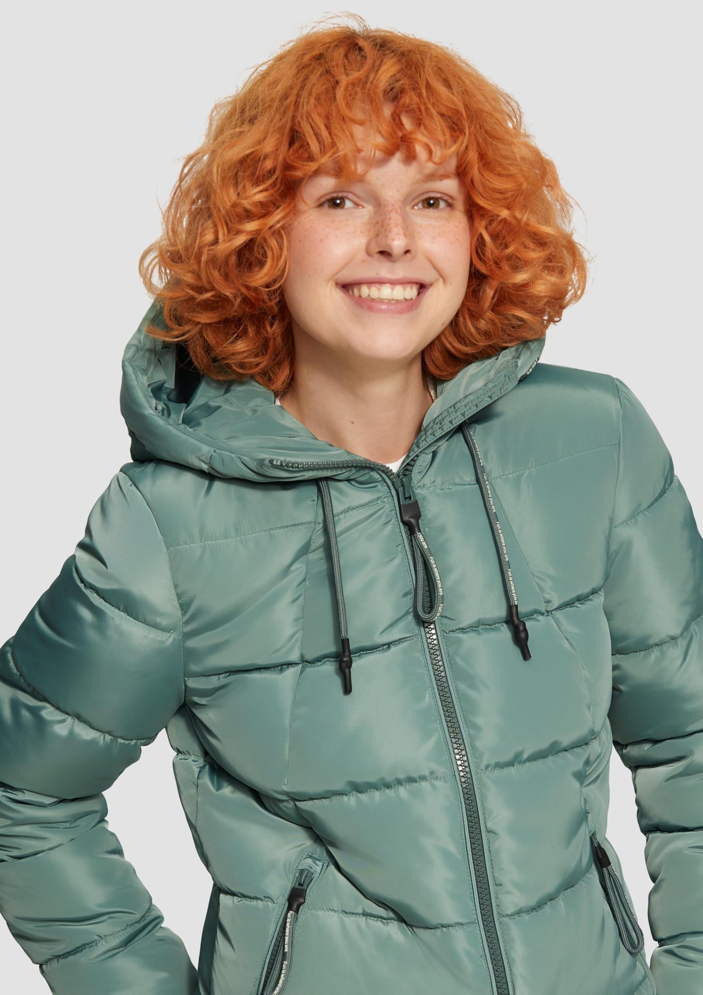 QS Women’s Padded Quilted Jacket with Hood