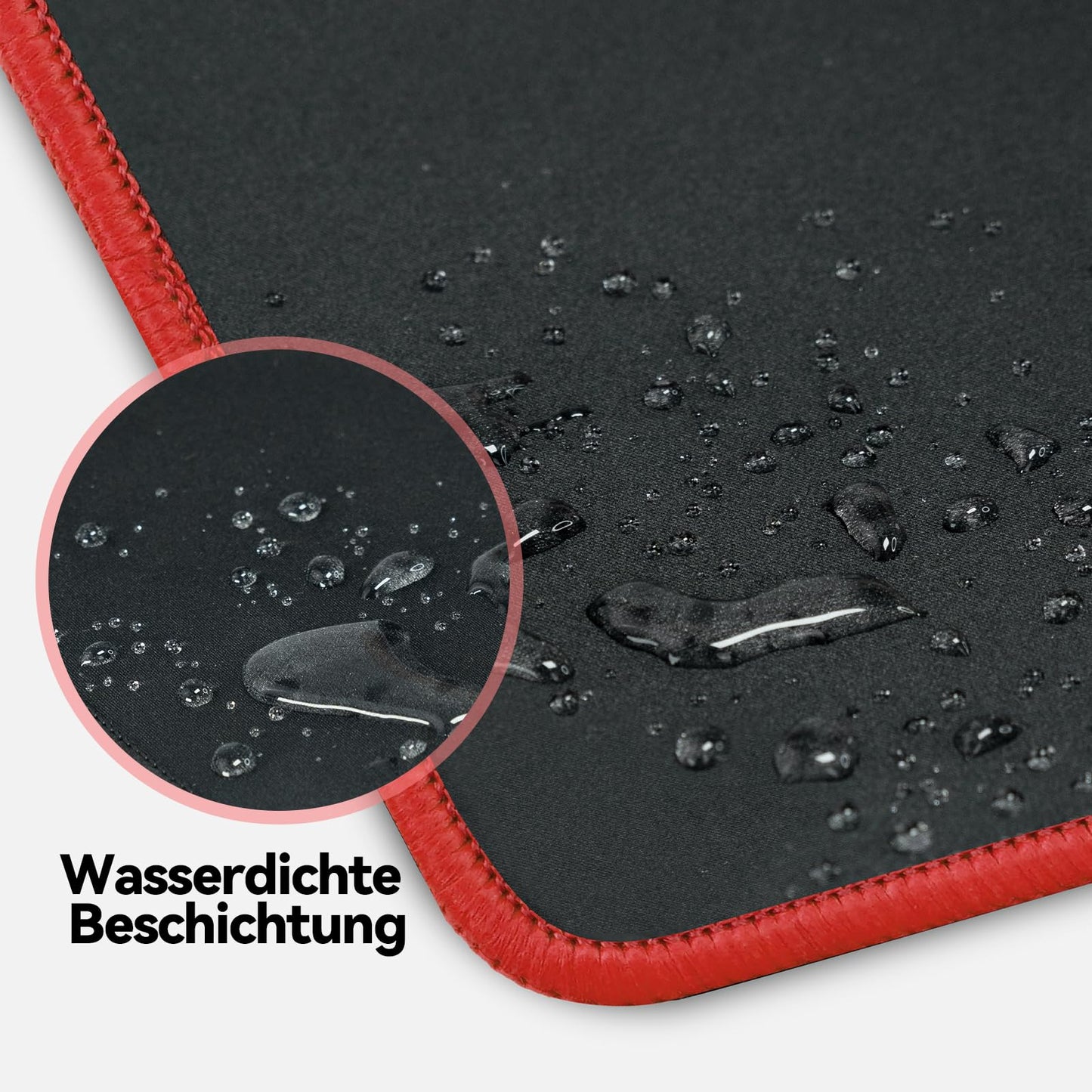 TECKNET Mauspad, 3 Pack Mousepad 270 x 210 mm, wasserdichte Gaming Mauspad Mausmatte mit vernähte Kanten, rutschfeste Gummiunterseite, Glatte Oberflächen, Geeignet für Computer, Laptop und PC