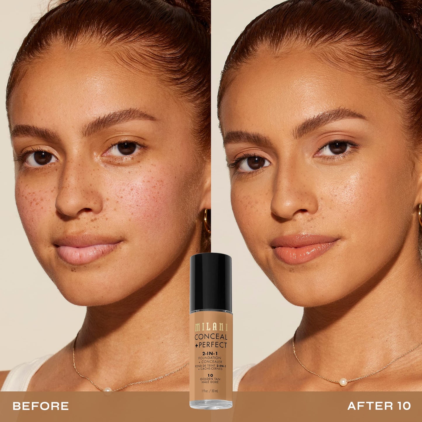 MILANI Conceal + Perfect 2-In-1 Foundation + Concealer - Light Natural