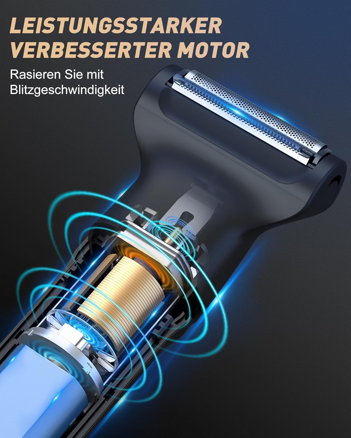 Intimrasierer Mann,3in1 Rasierer Herren Elektrisch/Nasenhaartrimmer, IPX7 Nass-Trockenrasierer 120 Min. Laufzeit,Rasierer Herren Intimbereich für Achselhöhle Beine Brust Leiste Nase,USB-C Ladestation