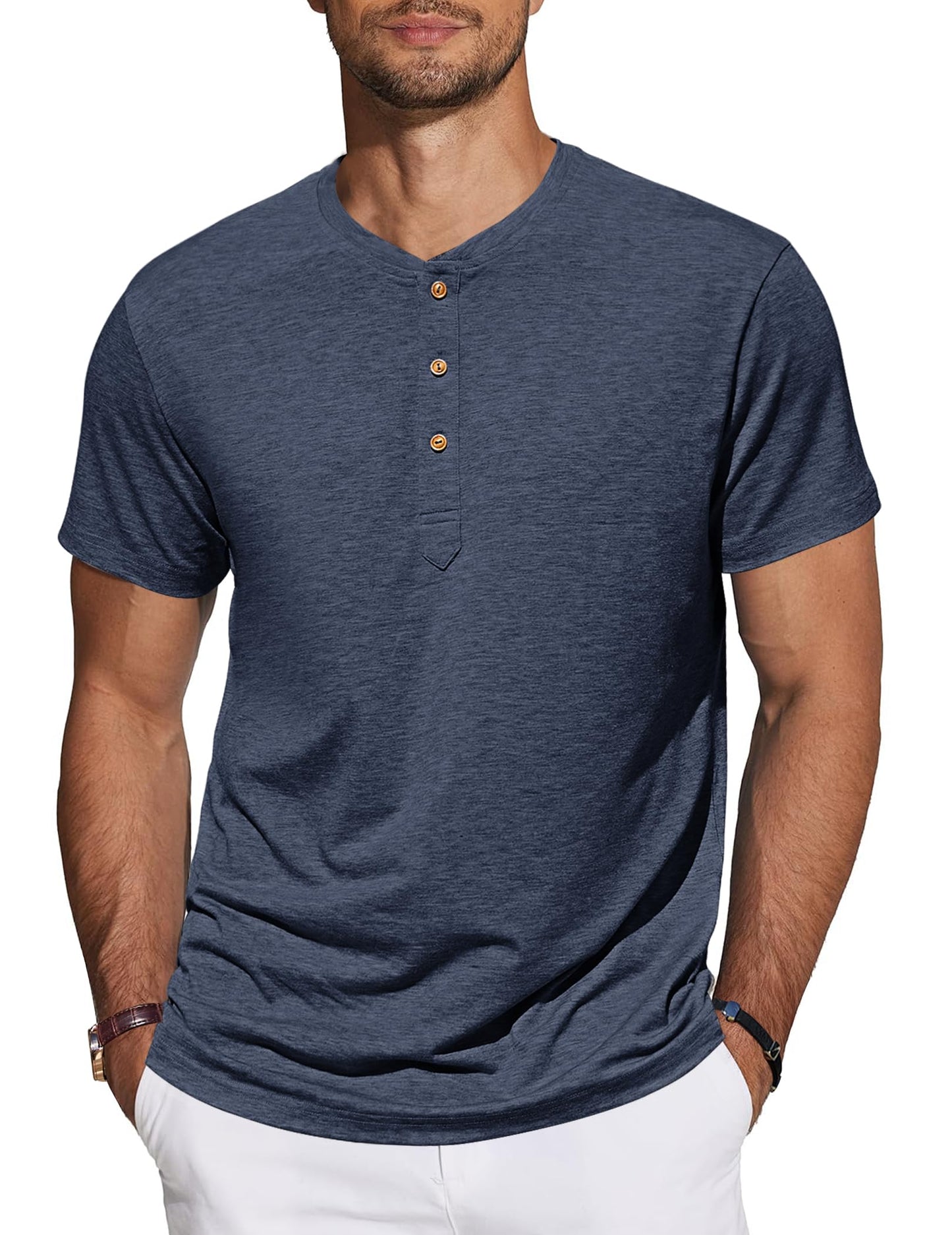 TARAINYA Men's Henley T-Shirt