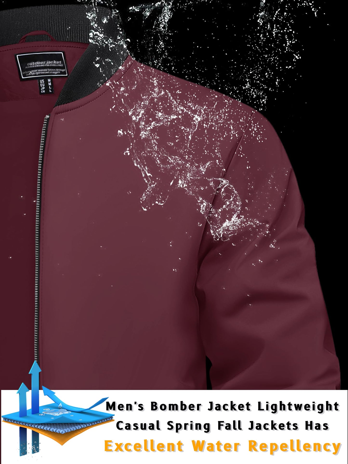 TACVASEN Men’s Bomber Jacket