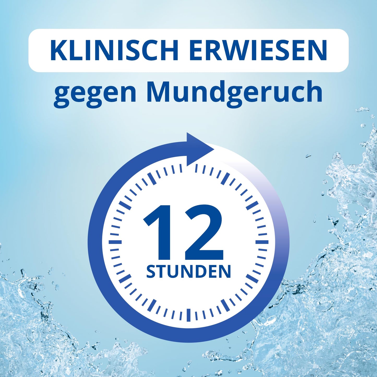 CB12 Mundwasser – Bekämpft die Ursache von Mundgeruch – wissenschaftlich nachgewiesener 12-Stunden-Effekt, Minz – 500 ml