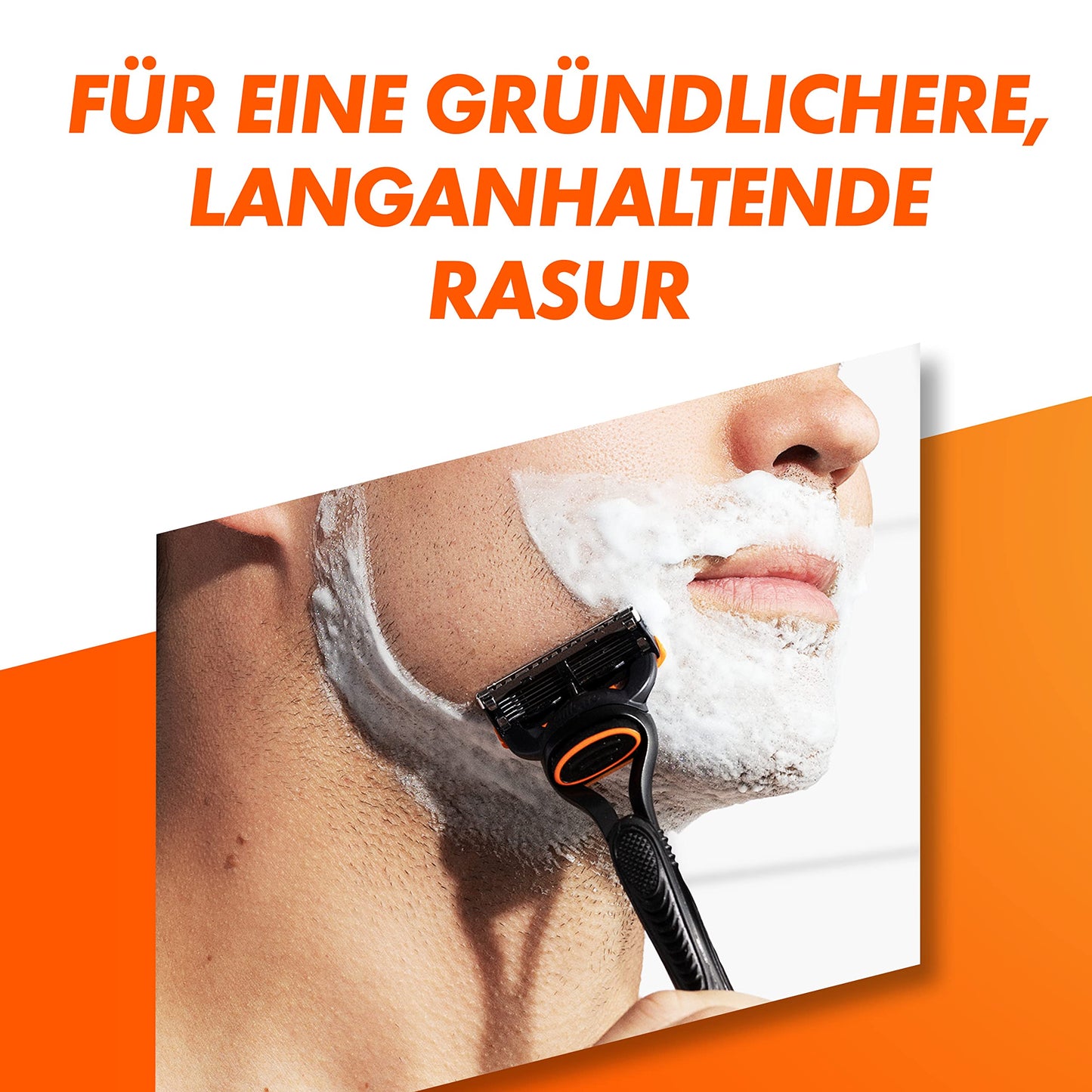 Gillette Fusion5 Rasierer für Männer, ein Gillette Rasierer, 11 Ersatzklingen, mit Gleitstreifen für eine gründliche Rasur
