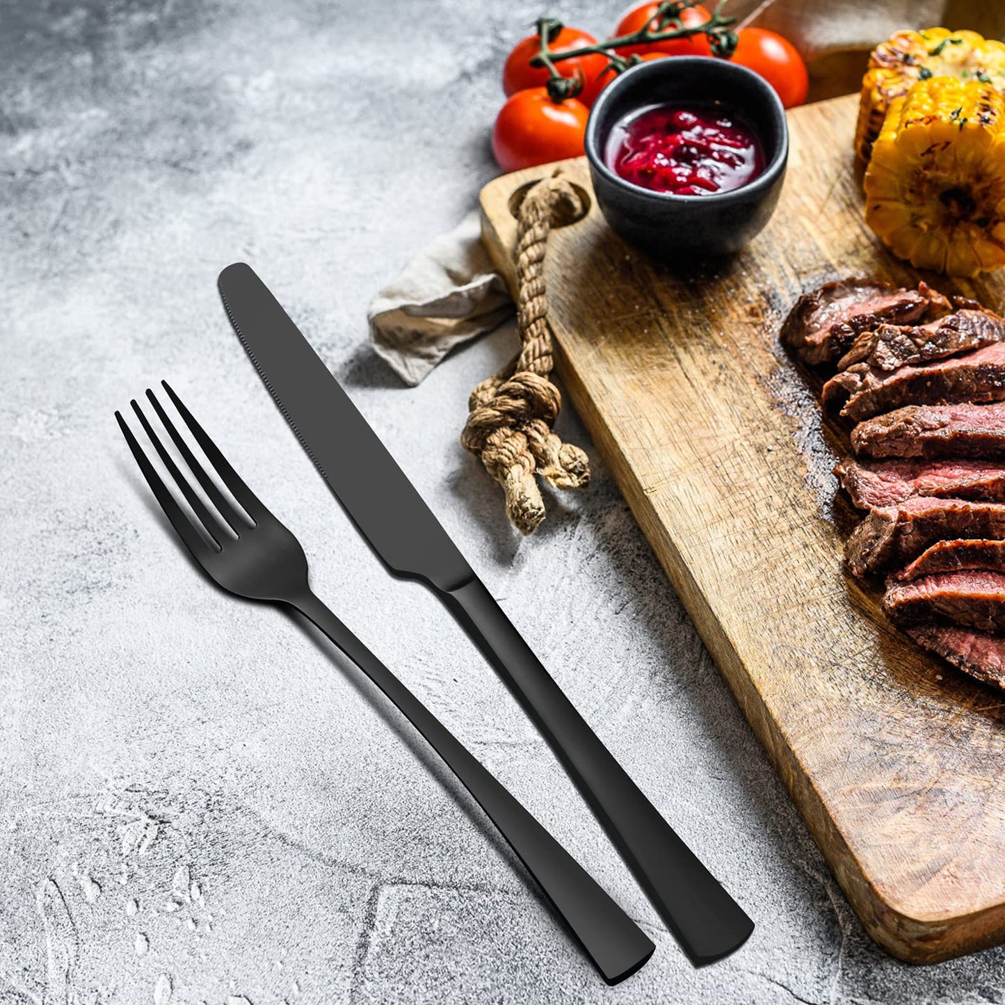 Bestdin Besteck Set 6 Personen, 30 teilig Edelstahl Besteckset, Essbesteck Set mit Messer Gabel Löffel, Hochwertiges Edelstahlbesteck, Spülmaschinenfest.