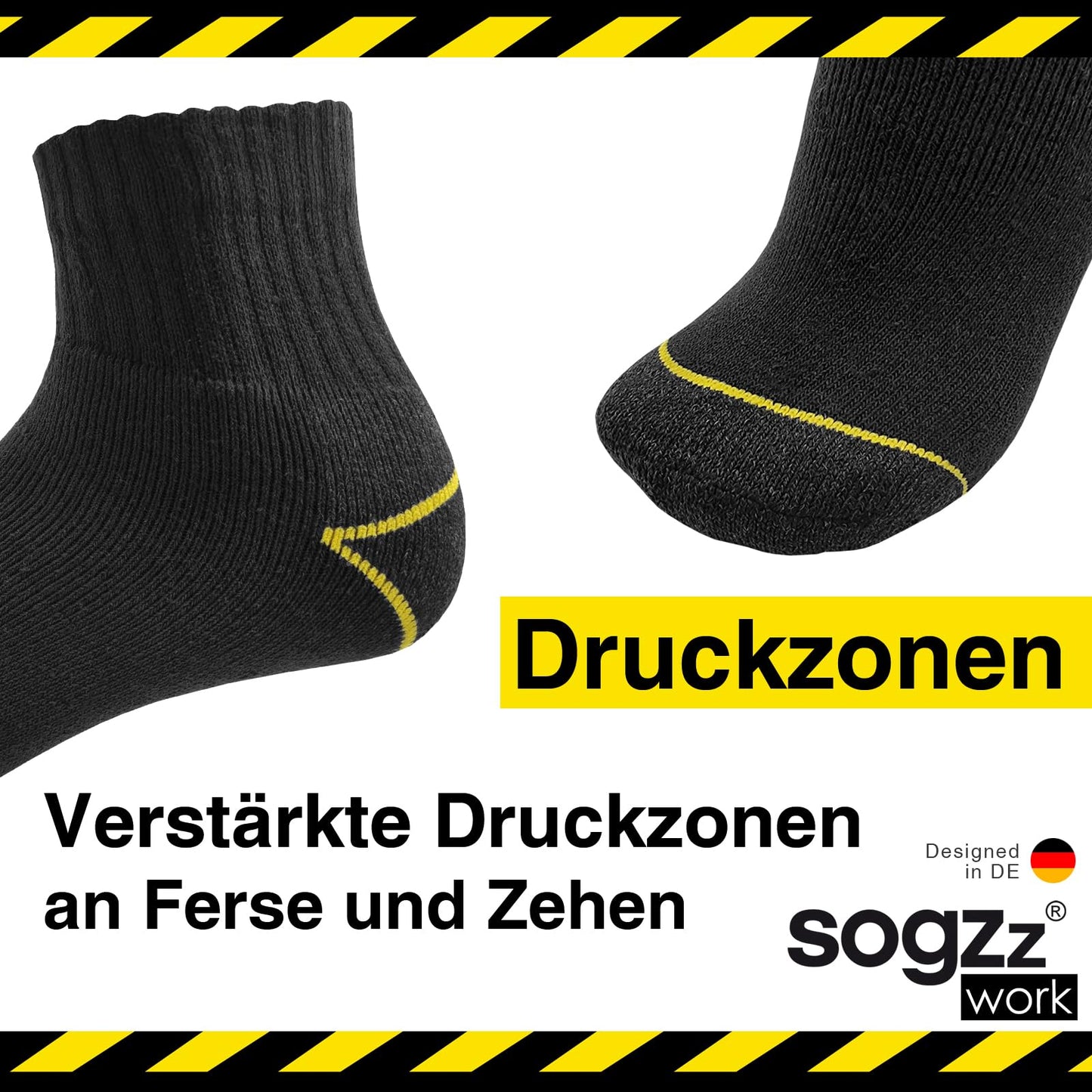 Work Quarter Socks for Men – 6-12 Pairs