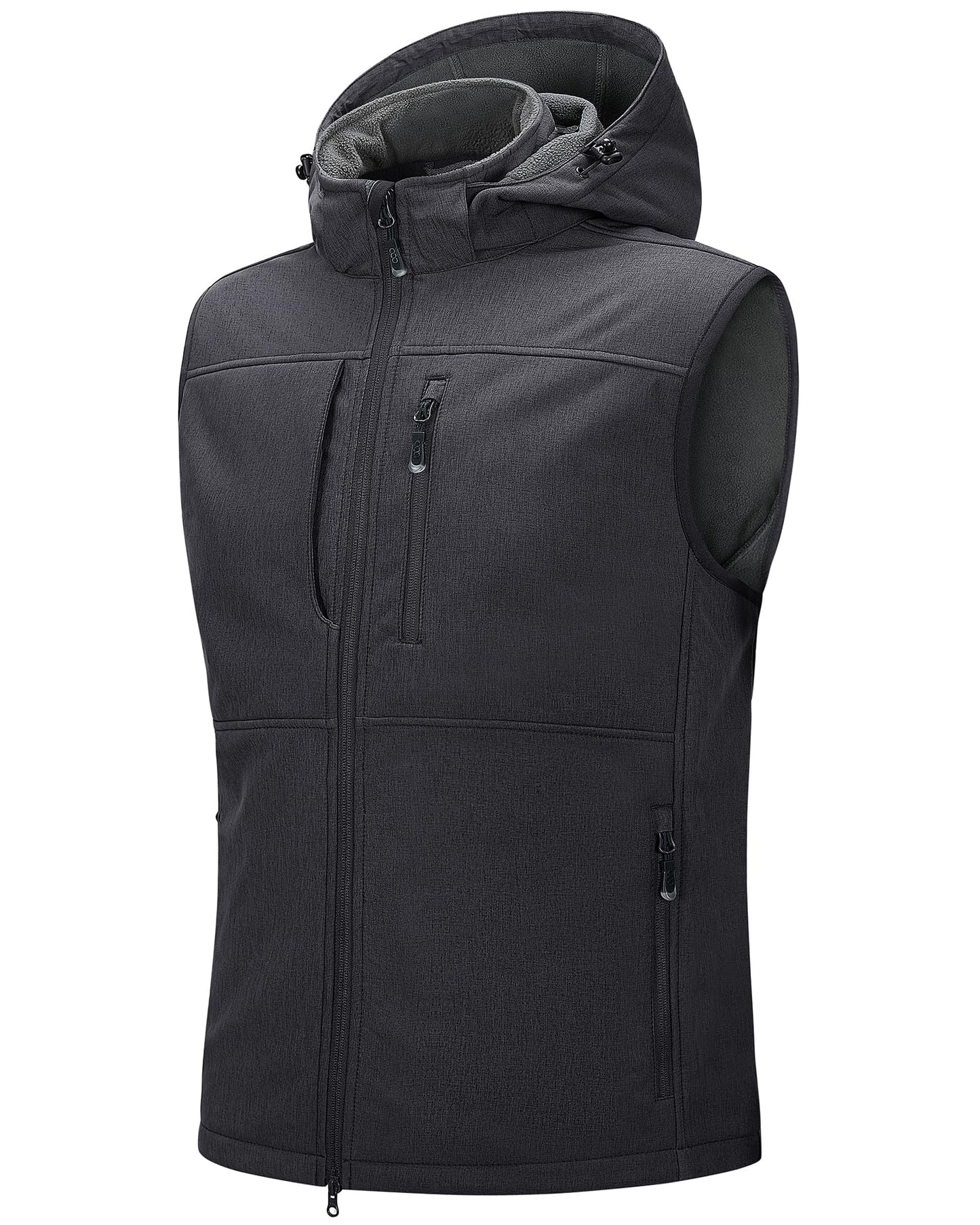 Men’s Outdoor Softshell Vest – Waterproof Sleeveless Jacket