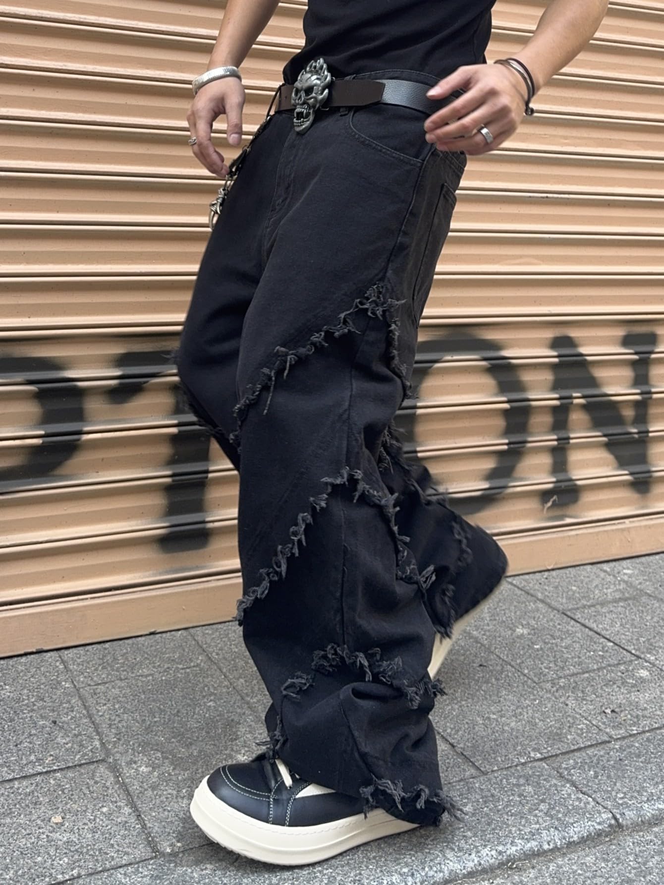 Zewool Men’s Baggy Jeans Y2K Hip Hop Skater Jeans