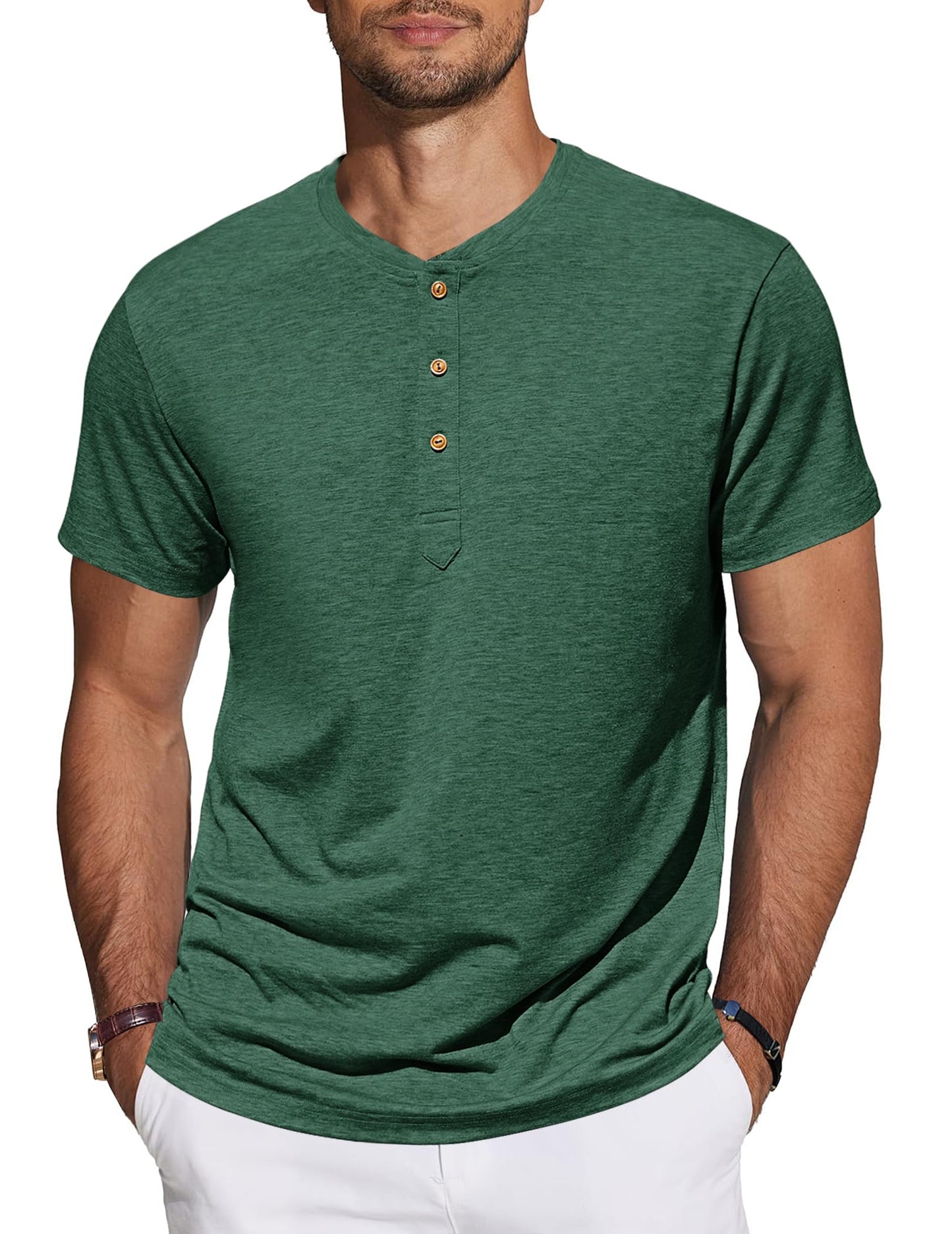 TARAINYA Men's Henley T-Shirt