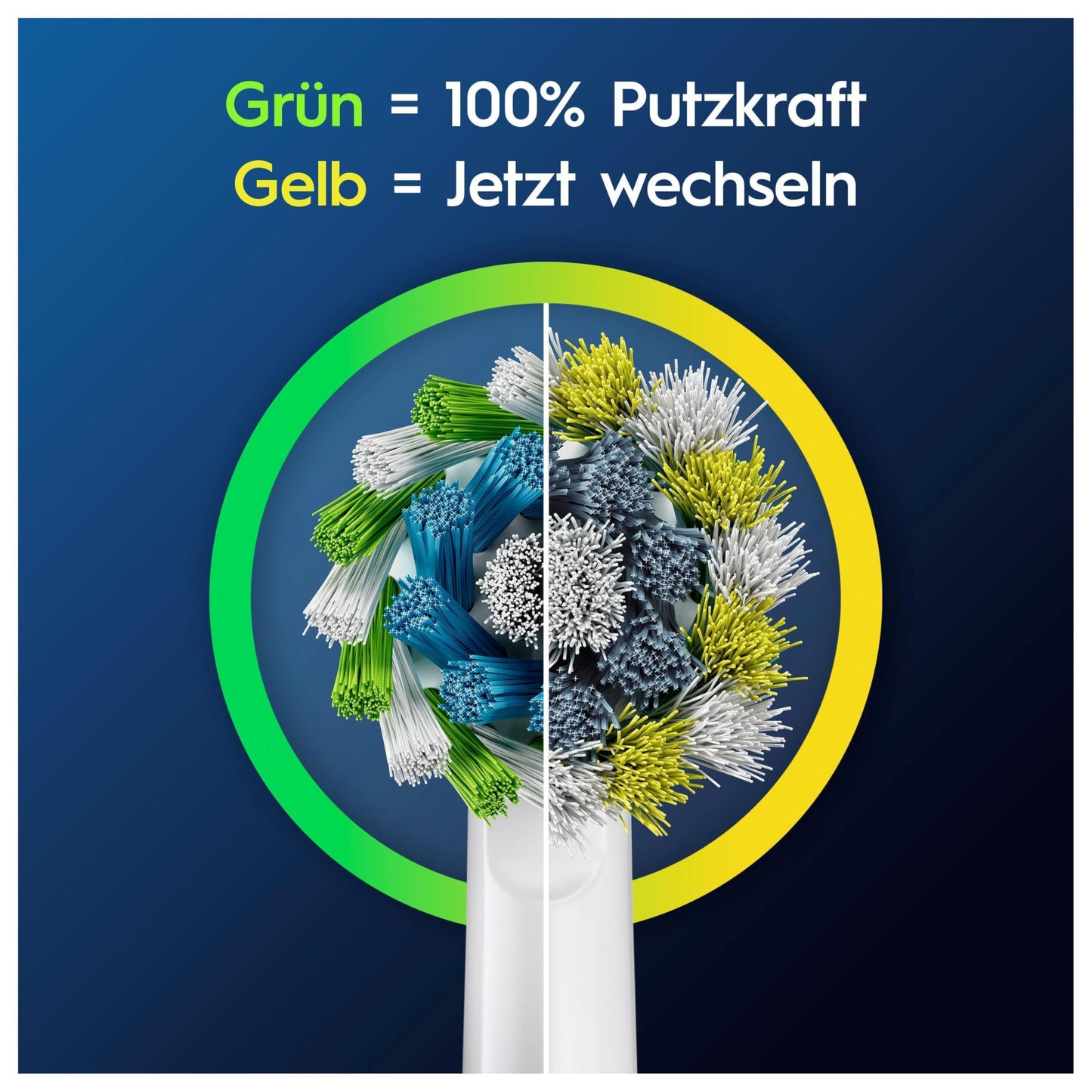 Oral-B Pro CrossAction Aufsteckbürsten für elektrische Zahnbürste, 6 Stück, überlegene Zahnreinigung mit innovativen X-förmigen Borsten, Original Oral-B Zahnbürstenaufsatz, Made in Germany