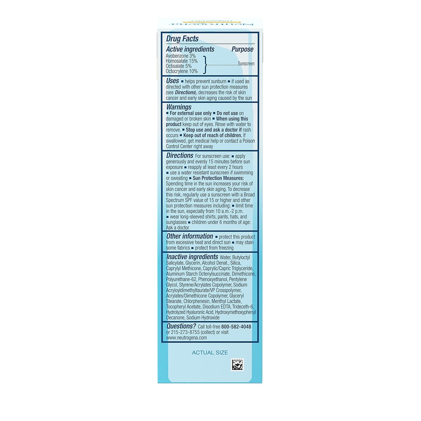 Neutrogena Hydro Boost Hyaluronic Acid Moisturizer SPF 50