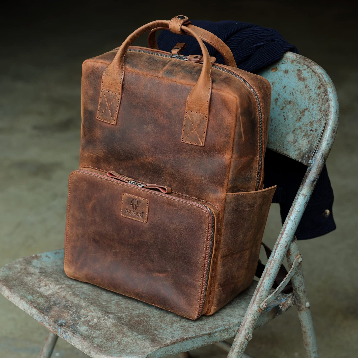 DONBOLSO Amsterdam Leather Backpack