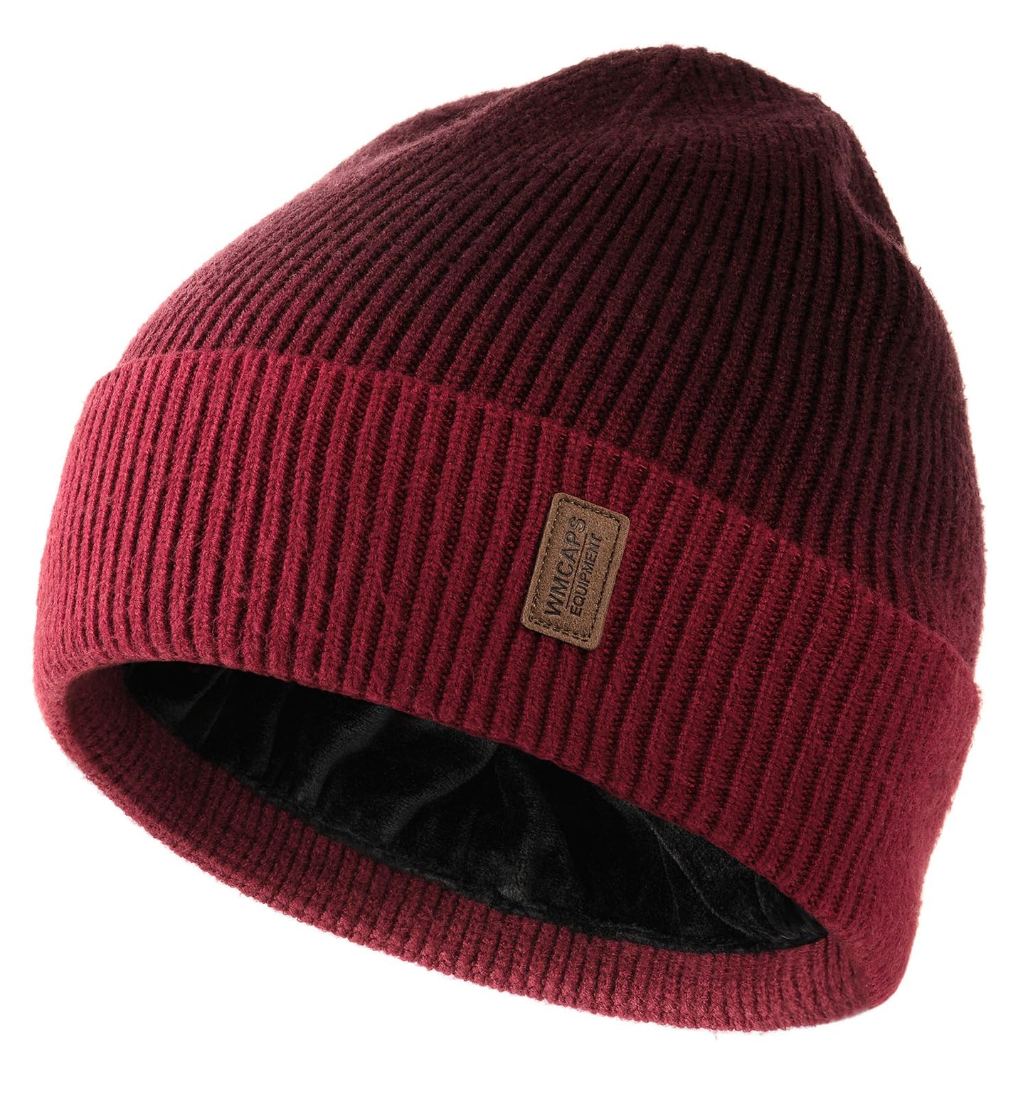 Wmcaps Beanie Mütze, Herren Winter Warme Unisex Wintermütze Strickmütze Dehnbare Weiche Wollmütze mit Bündchen und Dickem Warmem Futter Geschenk für Freundin männer Frauen