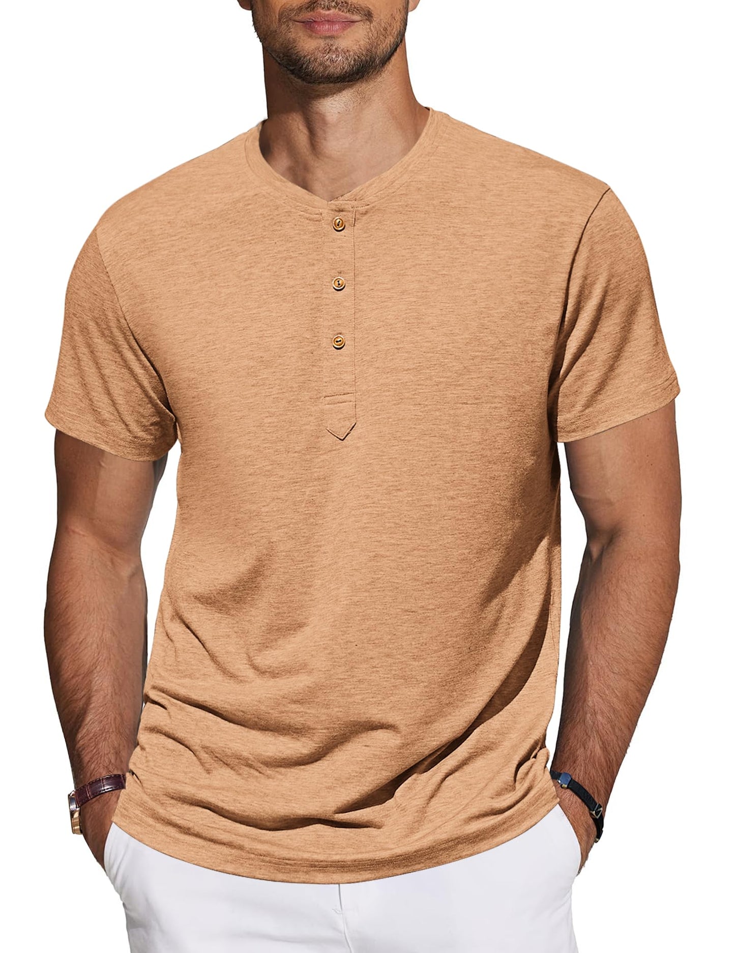 TARAINYA Men's Henley T-Shirt