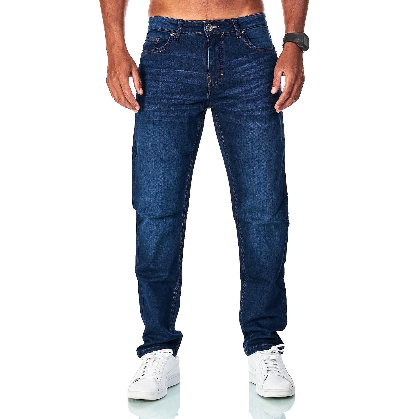 JEEL Men’s Sweat Jeans – Regular Fit Straight Cut