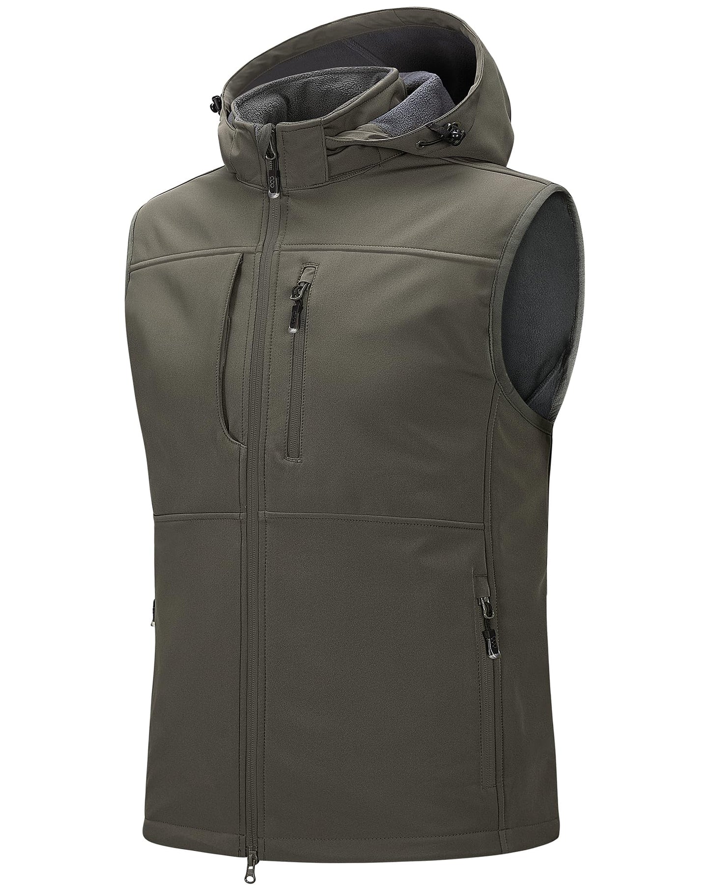 Men’s Outdoor Softshell Vest – Waterproof Sleeveless Jacket