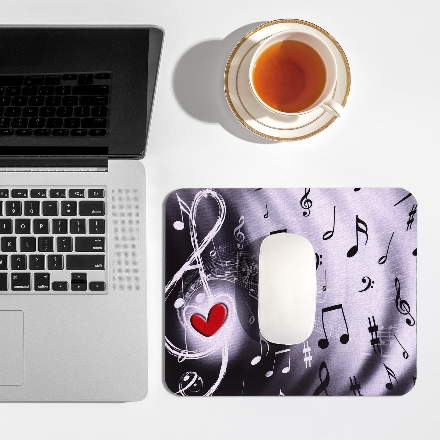 AOKSUNOVA Mauspad Office Mauspad Klein Niedliches Design 24 x 20 x 0,3 cm Mousepad mit Motiv (MF-174)
