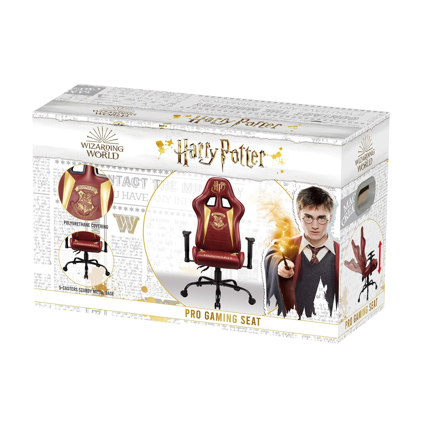 Harry Potter - Ergonomischer Gaming-Stuhl Verstellbare Rückenlehne/Armlehnen - Adult Gaming Chair offizielle Lizenz
