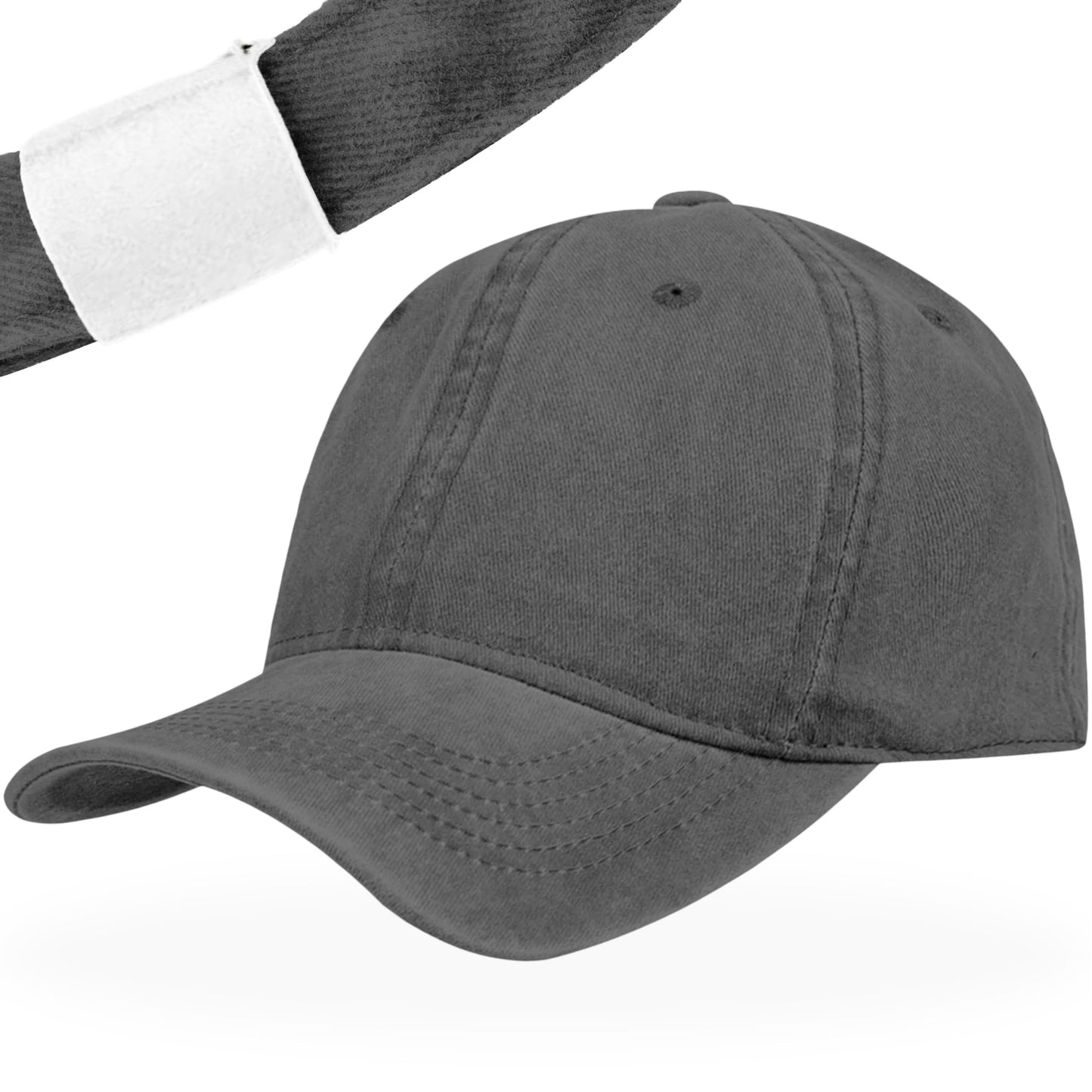 Herren Baseball Cap Kappe Baseball Cap Mütze Hut 100% Baumwolle Schirmkappe 6P