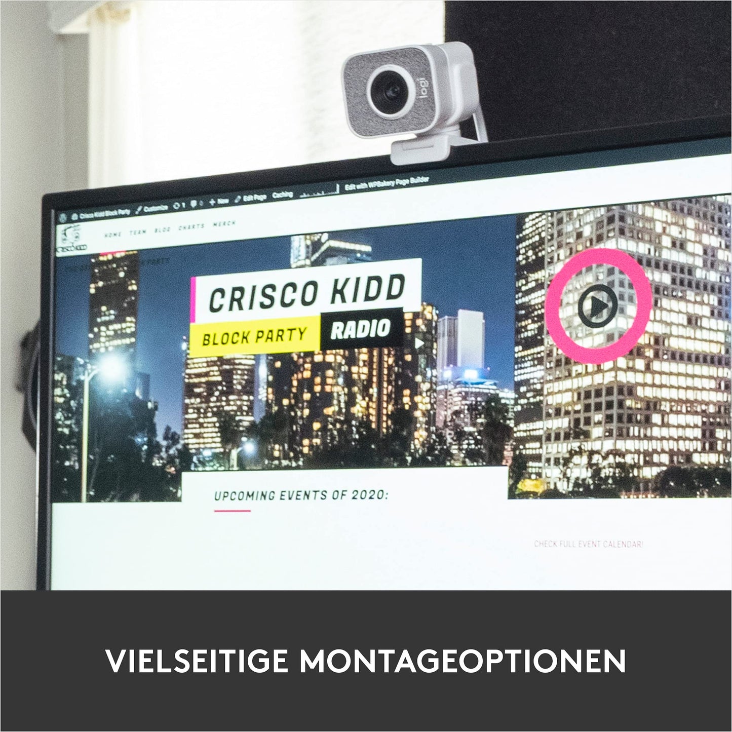 Logitech StreamCam - Livestream-Webcam für Youtube und Twitch, Full HD 1080p, 60 FPS, USB-C Anschluss, Gesichtserkennung durch Künstliche Intelligenz, Autofokus, vertikales Video - Graphit, Schwarz