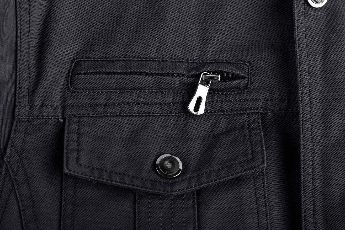 EKLENTSON Men’s Utility Jacket – Lightweight Spring Cargo Jacket