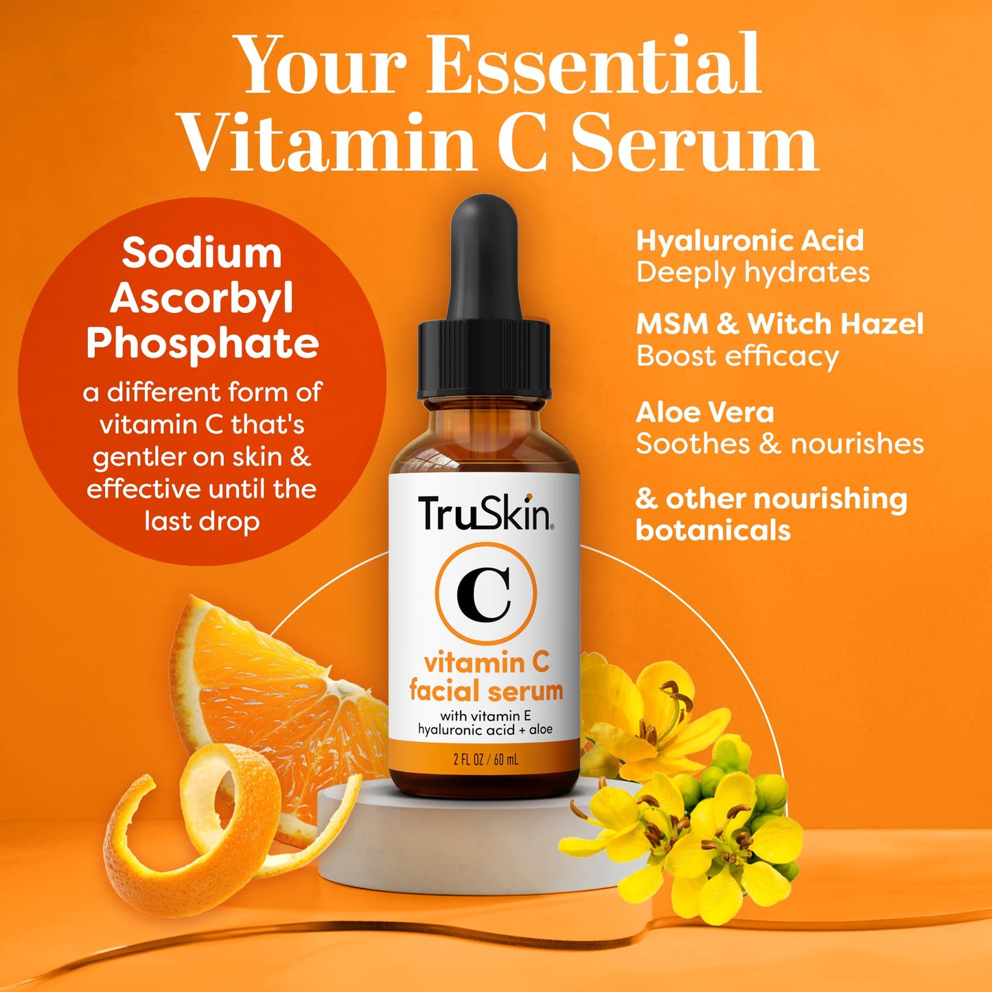 TruSkin Vitamin C Serum Brightening & Anti-Aging Skincare