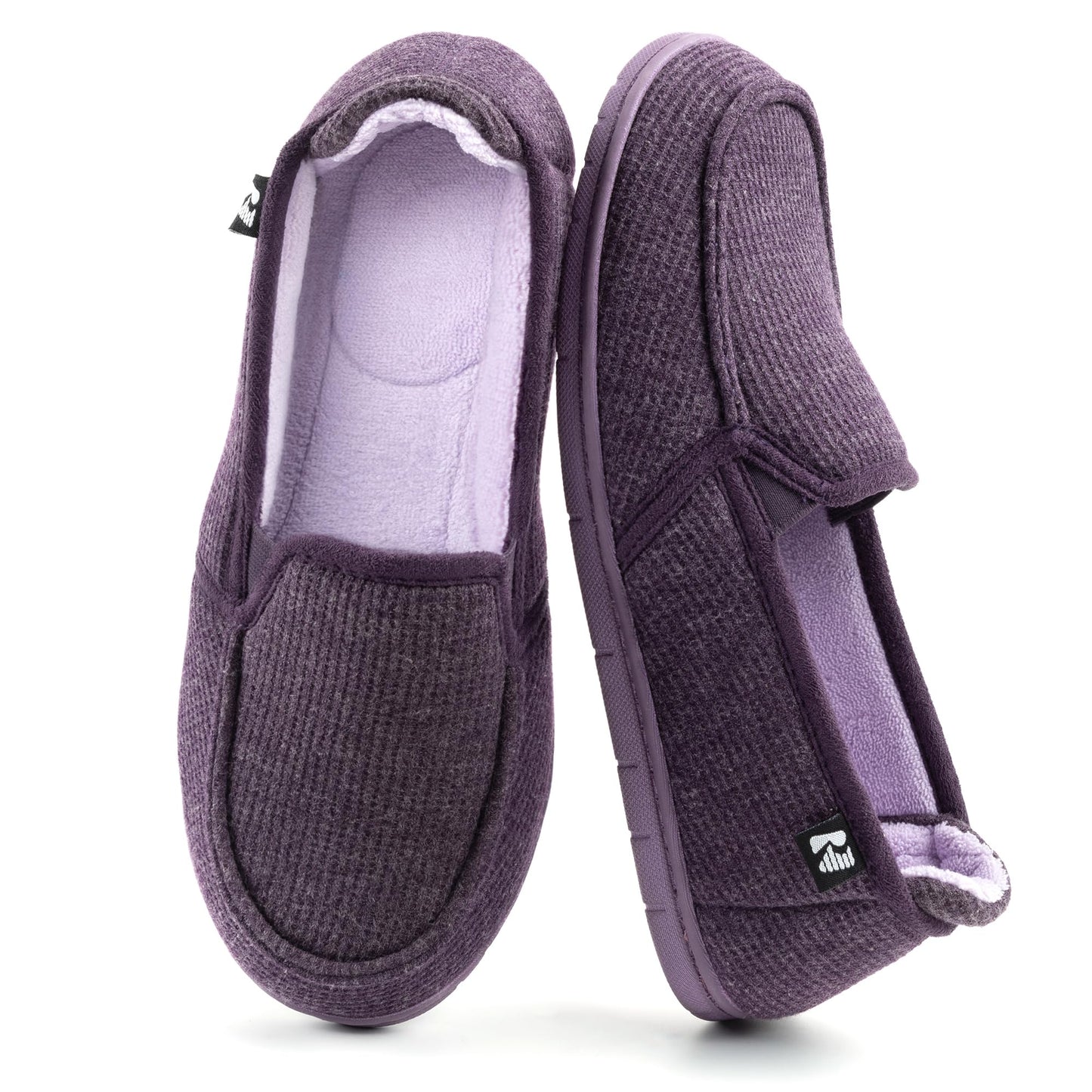 RockDove Ladies Two-Tone Hooded Loafers with Removable Insole