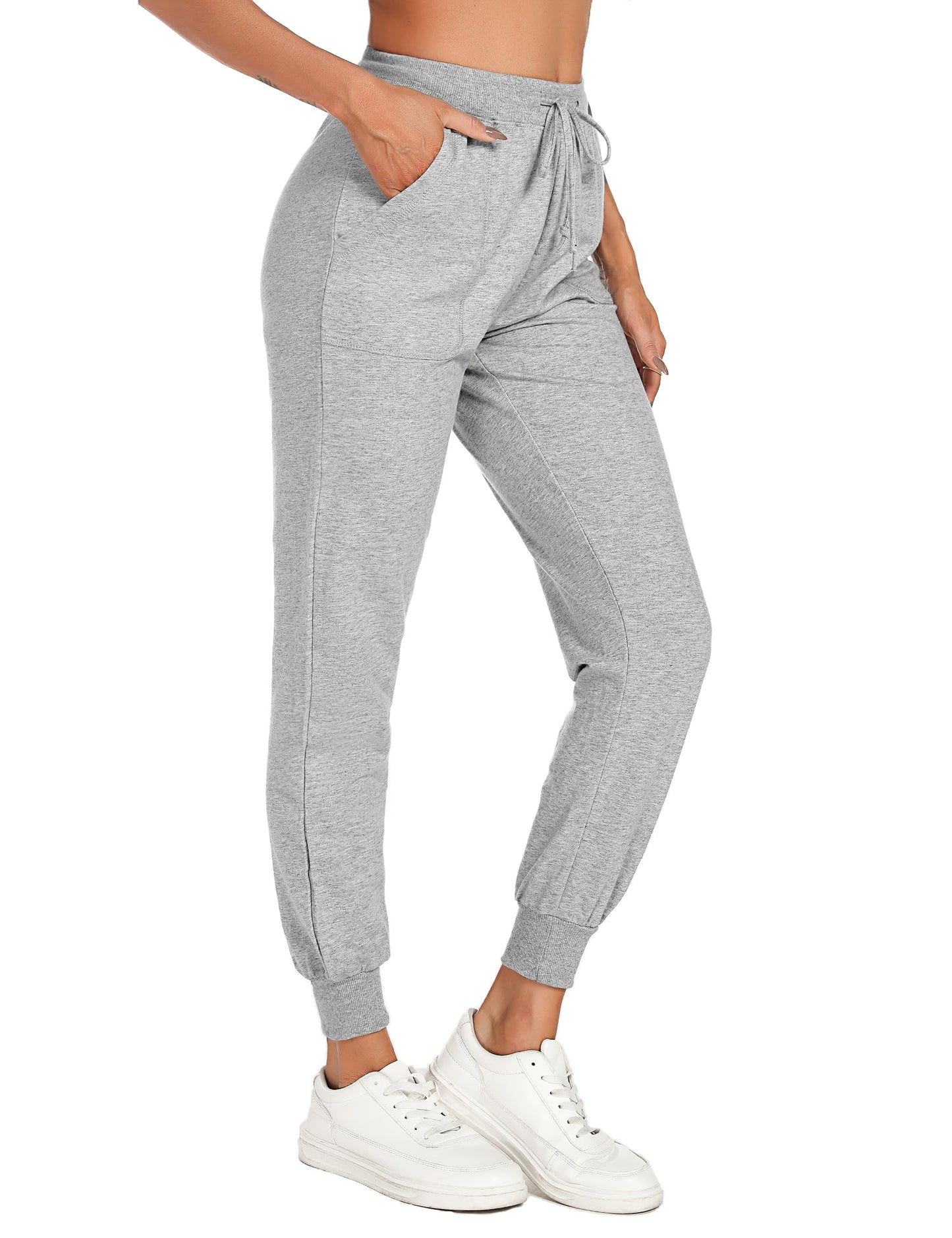 Irdcomps Women’s Jogging Pants – Cotton Wide Leg Sweatpants