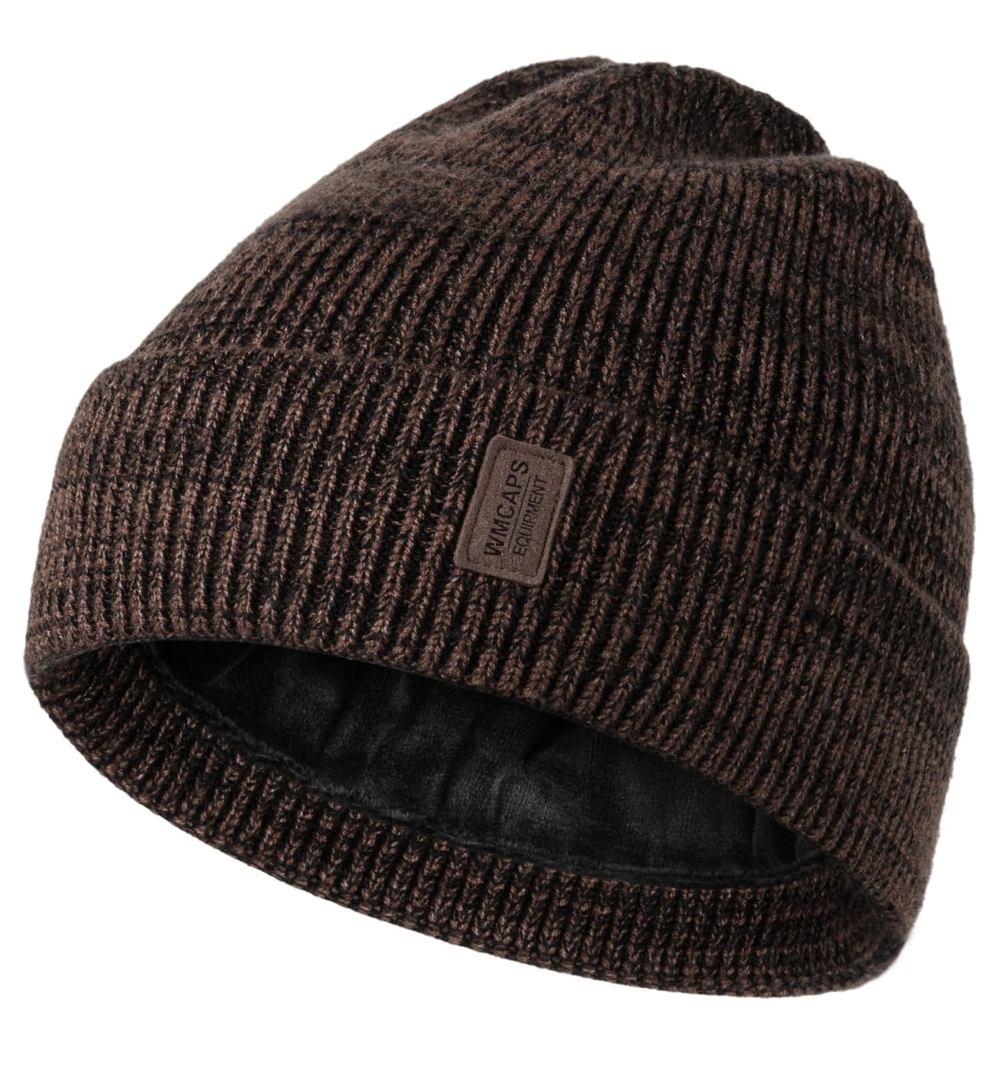 Wmcaps Beanie Mütze, Herren Winter Warme Unisex Wintermütze Strickmütze Dehnbare Weiche Wollmütze mit Bündchen und Dickem Warmem Futter Geschenk für Freundin männer Frauen