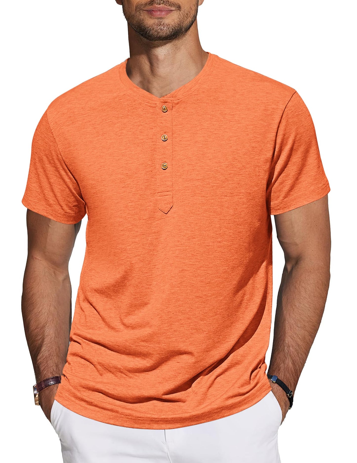TARAINYA Men's Henley T-Shirt