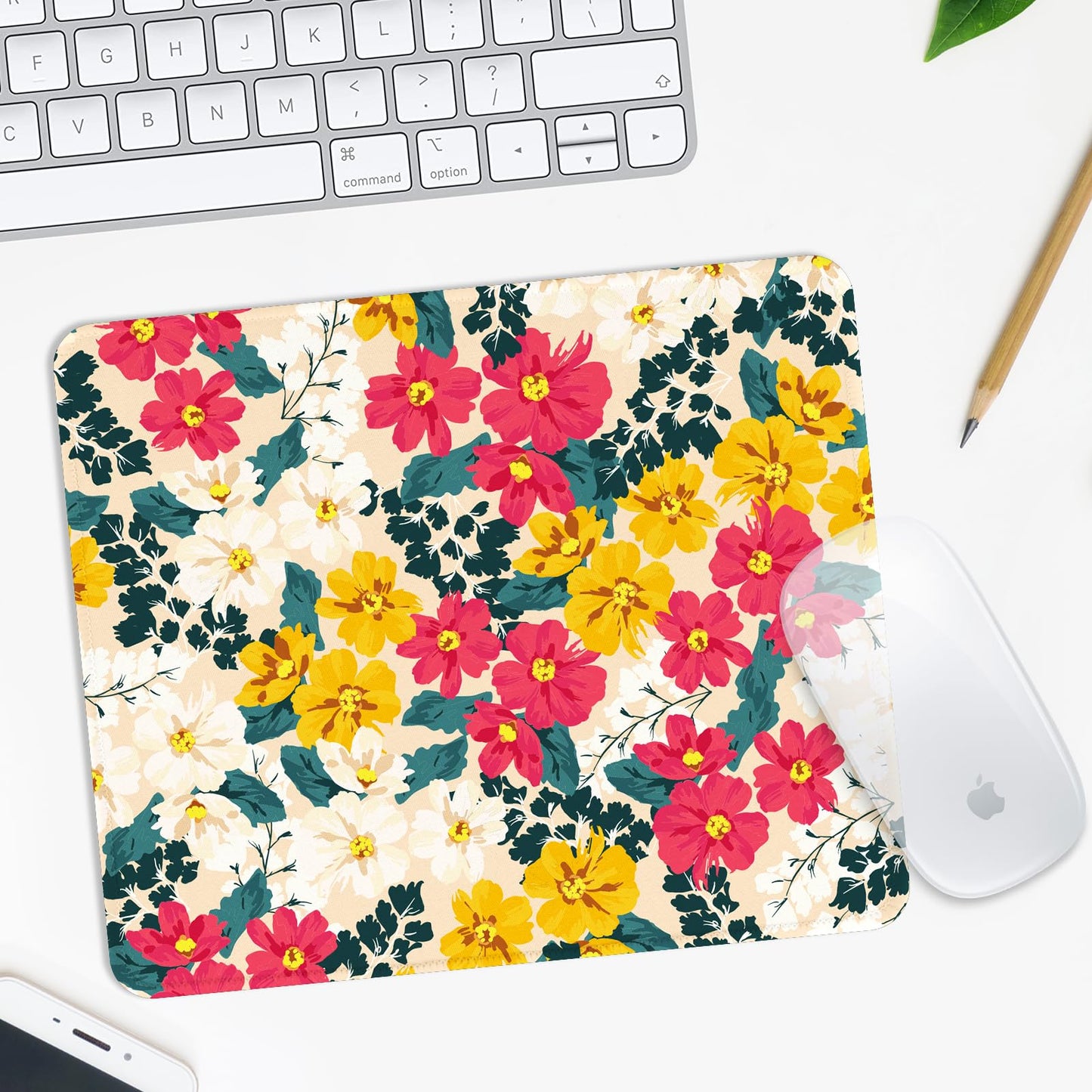 Ksriylm Mauspad,Quadratisches Niedliches Schwarzer Panther Mouse Pad,für Büro und Zuhause,Mousepad mit Motiv,wasserdichtes Mousepad,rutschfeste Gummiunterseite,Computer-Mauspads für kabellose Maus