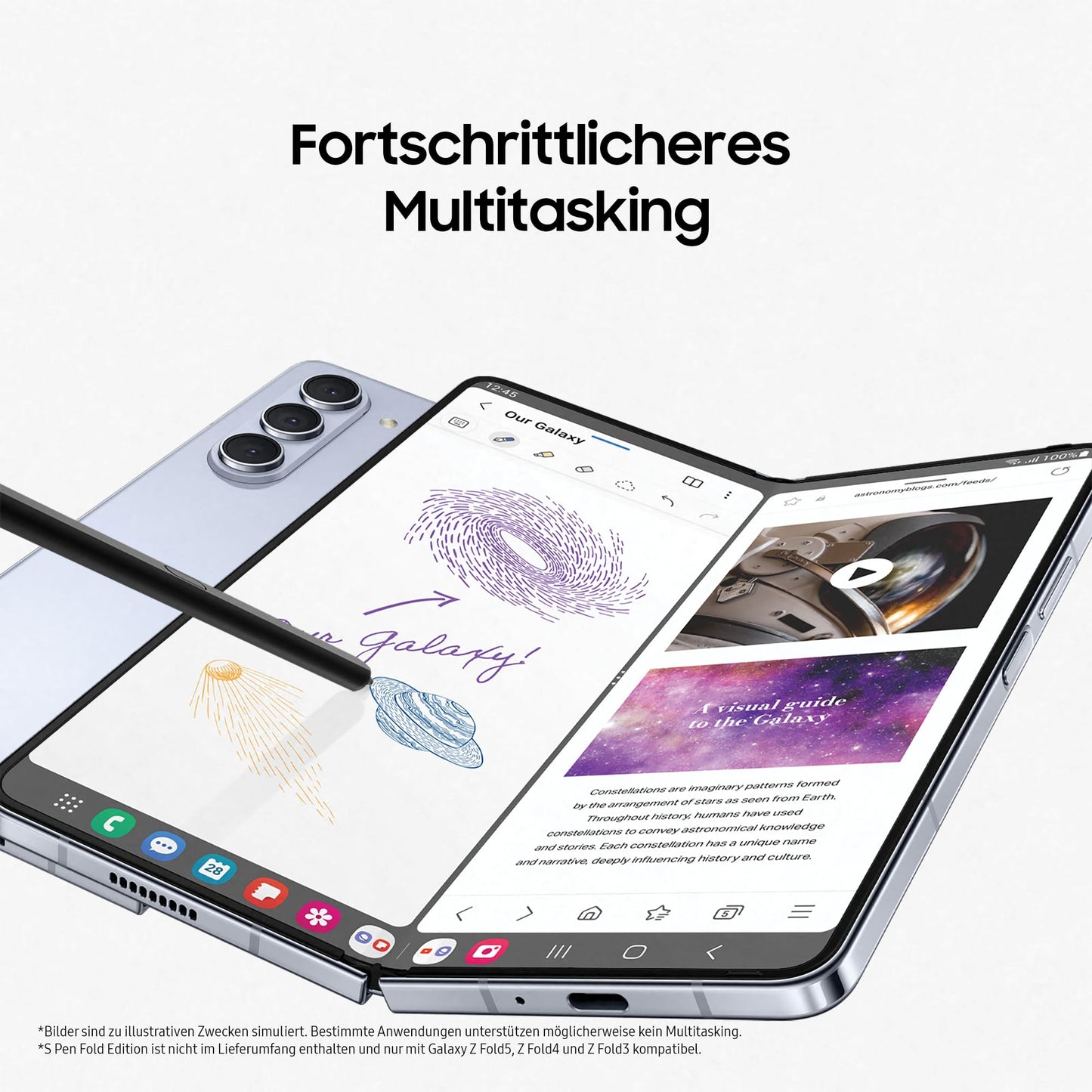 Samsung Galaxy Z Fold5 Foldable AI Android Smartphone, 256GB, Unlocked