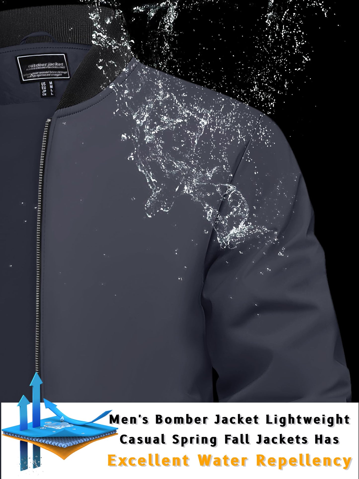 TACVASEN Men’s Bomber Jacket