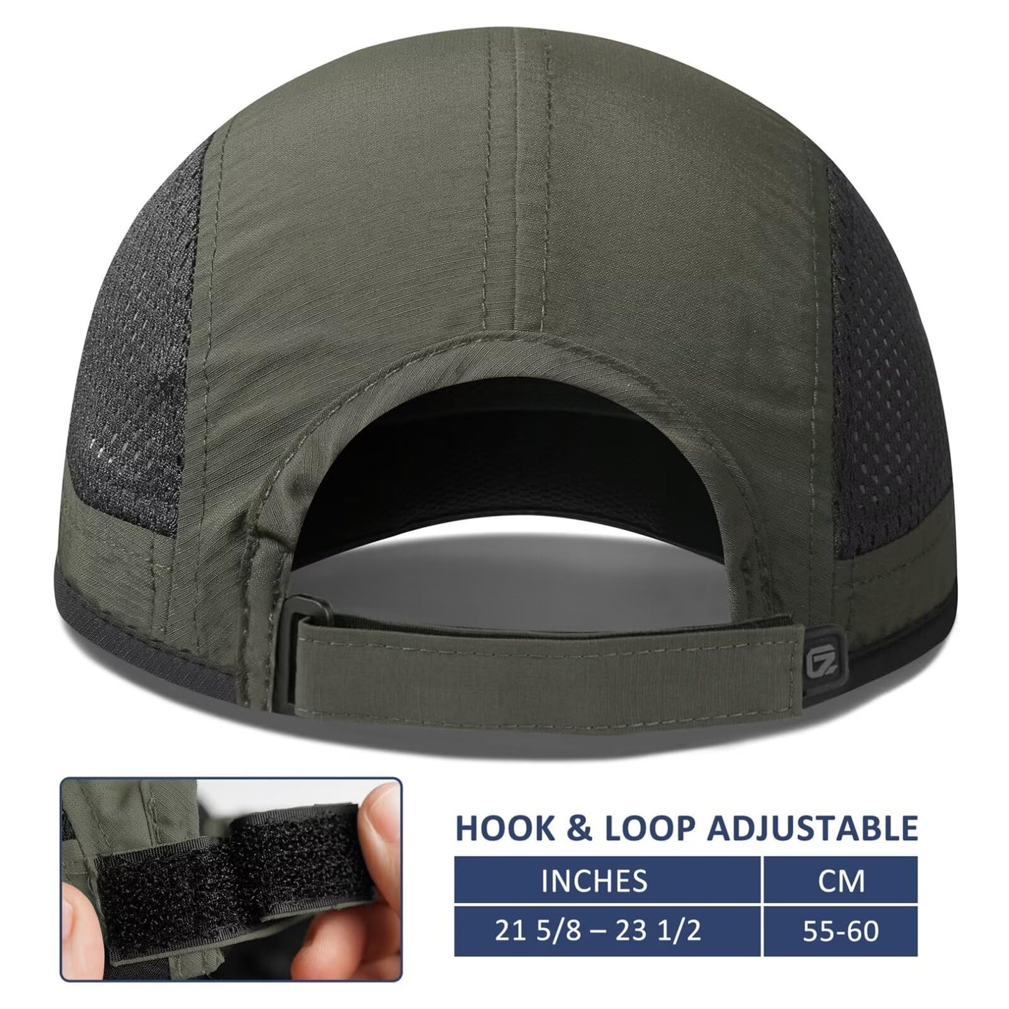 GADIEMKENSD Folding Outdoor Hat UPF 50+ Sun Protection Mesh Sport Hat