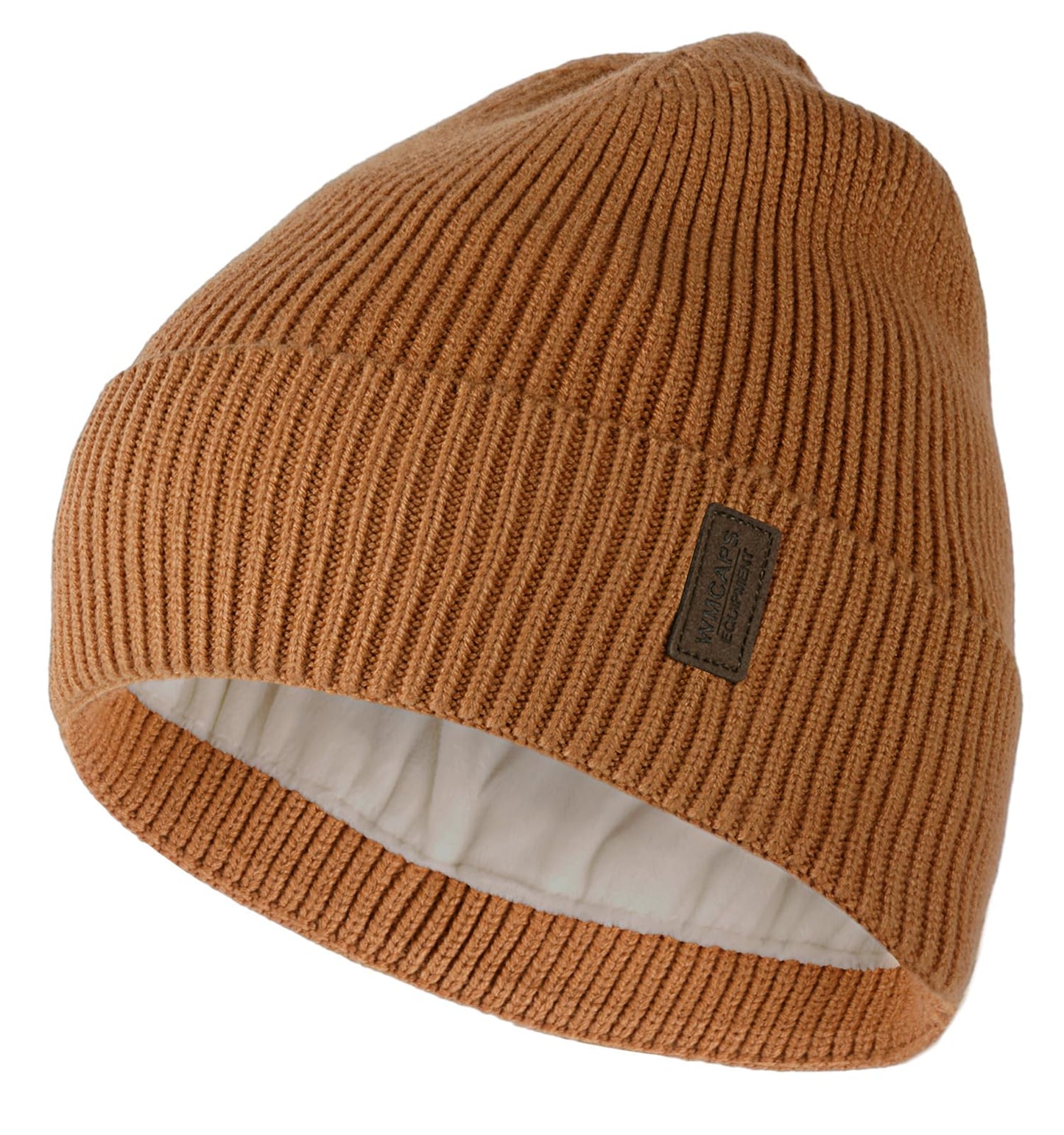 Wmcaps Beanie Mütze, Herren Winter Warme Unisex Wintermütze Strickmütze Dehnbare Weiche Wollmütze mit Bündchen und Dickem Warmem Futter Geschenk für Freundin männer Frauen