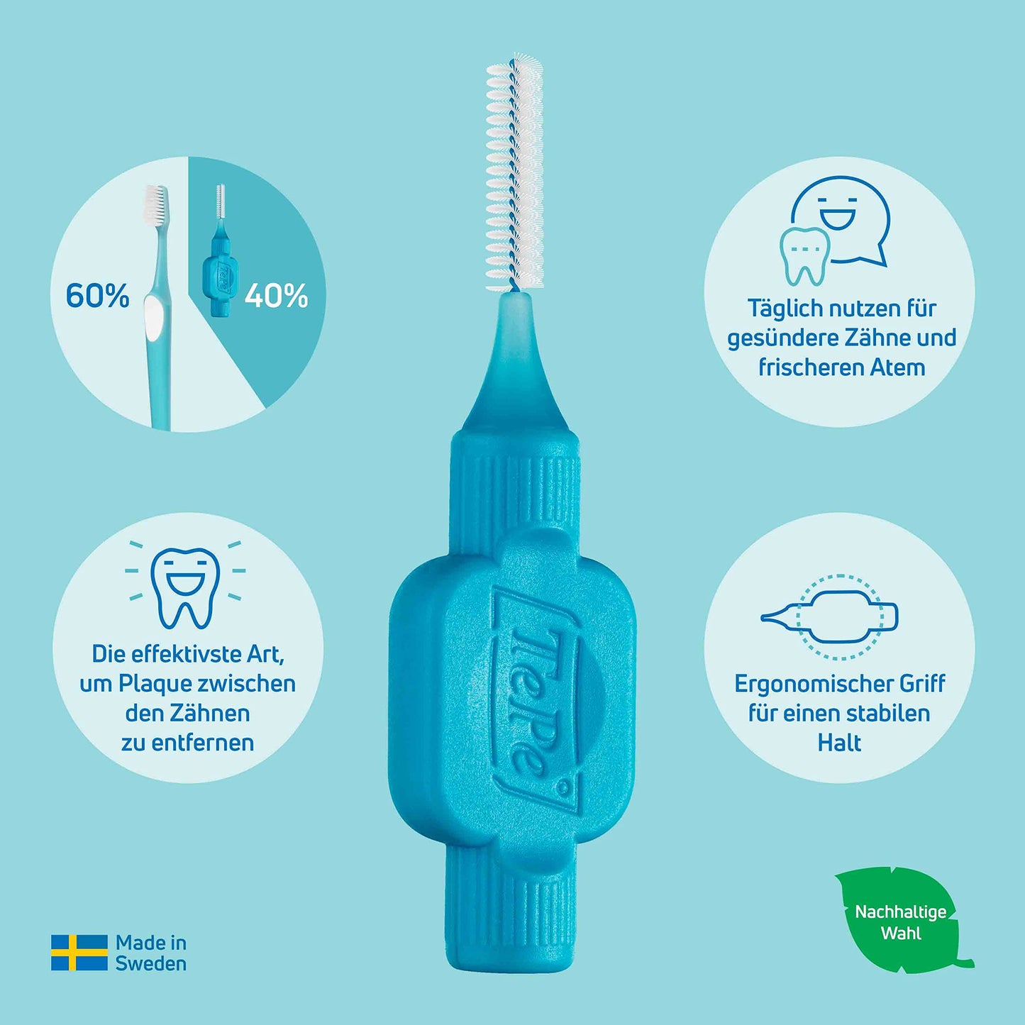TePe Interdentalbürste, Größe 2, 8 Stück