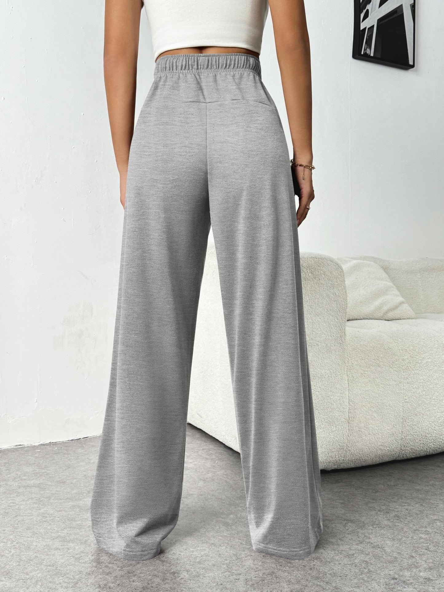 PINSPARK Women’s Jogger Pants – High-Waist Baggy Sweatpants